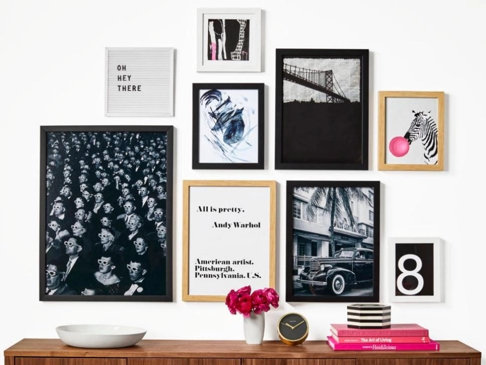 How to Group Frames on a Wall