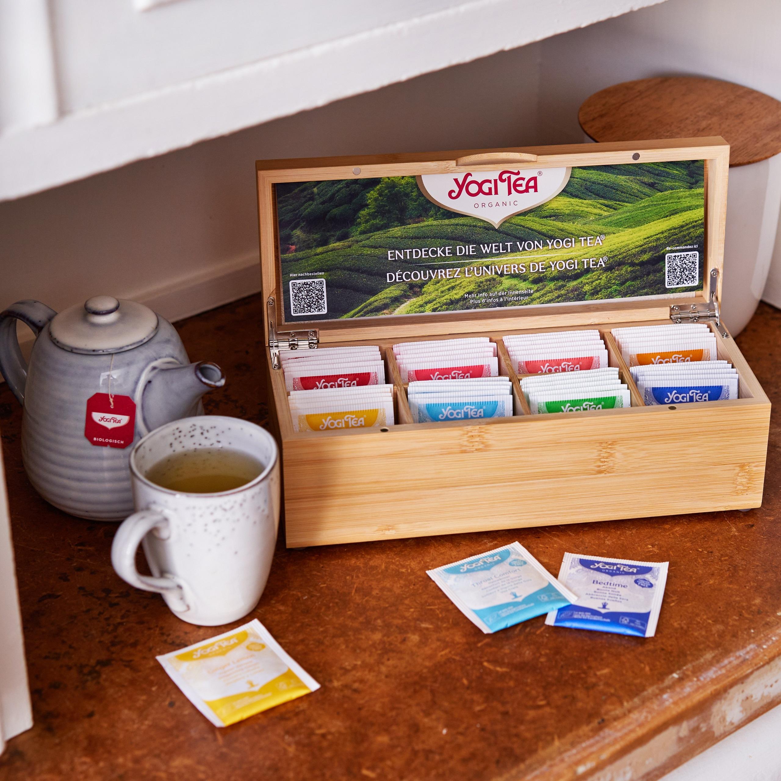 Teegeschenk Bambusbox Verwendung 