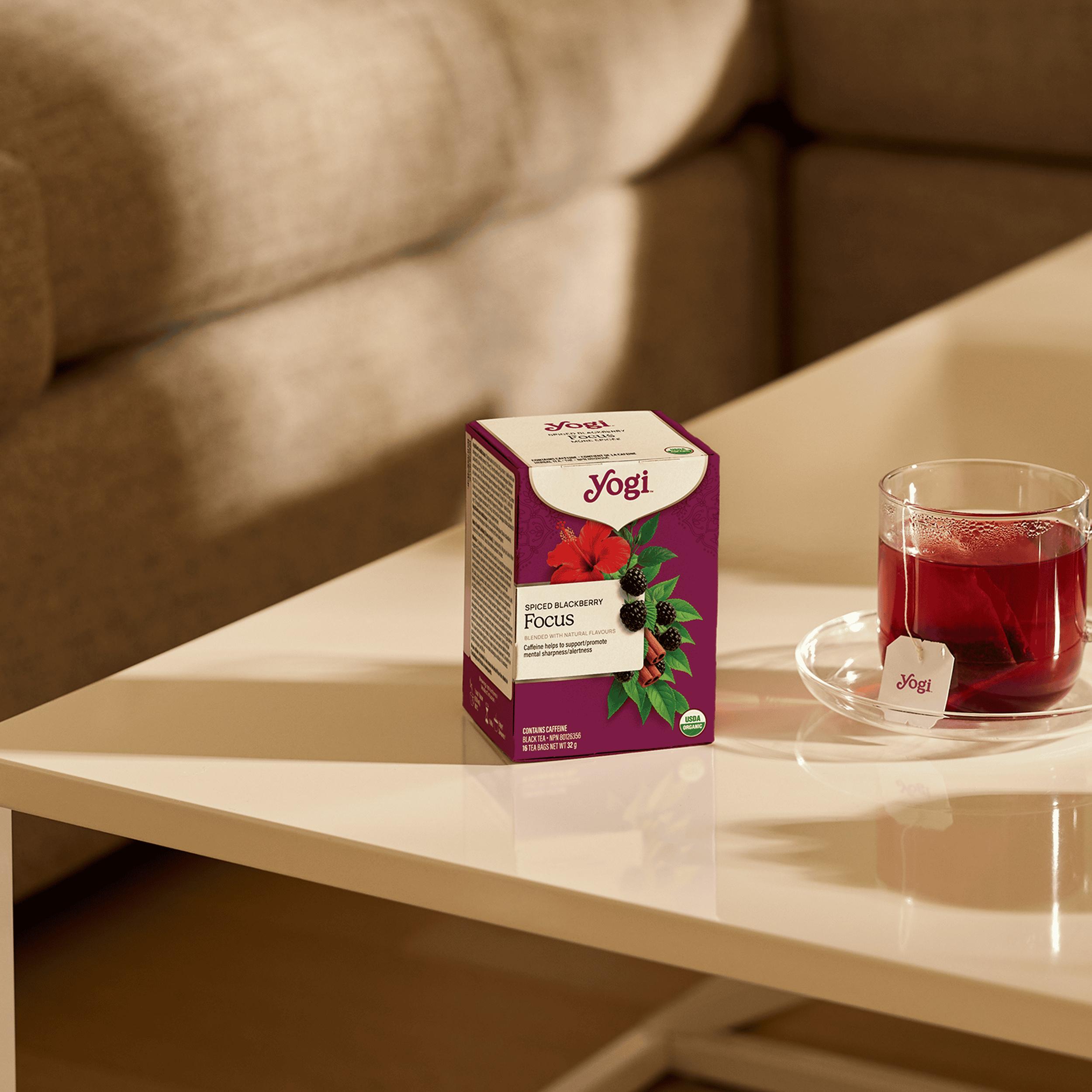 Spiced Blackberry Focus – Energizing Blend | Yogi Tea | Yogi Tea
