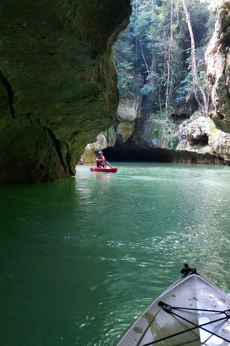 Cave Kayaking at Jaguar Paw Belize