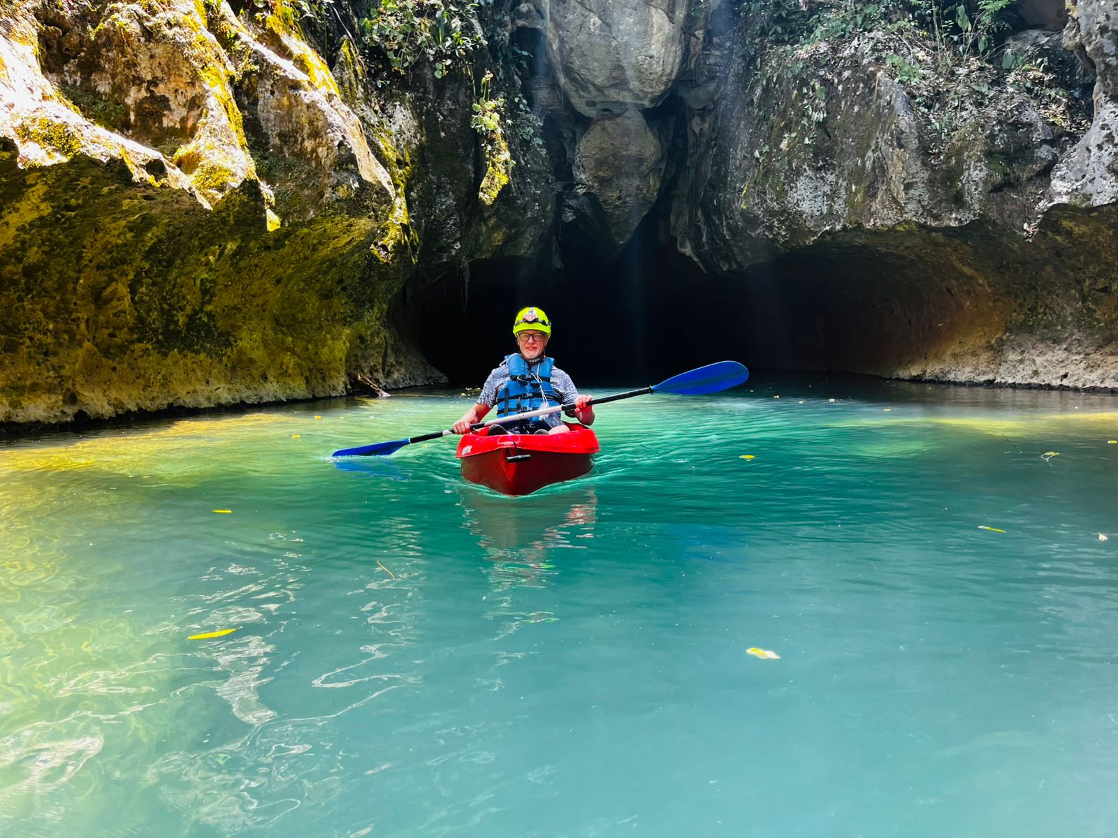 Cave Kayaking at Nohoch Che'en Caves Branch Archaeological Reserve