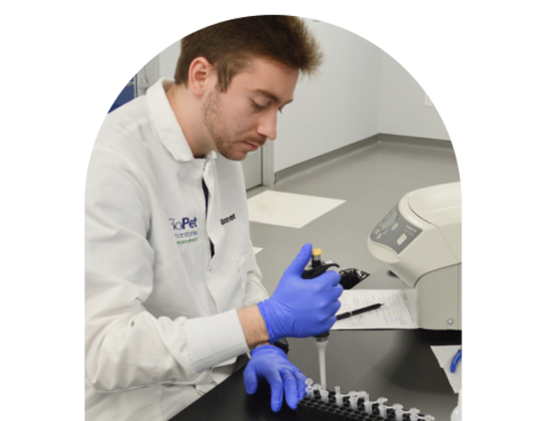 A man working in a lab