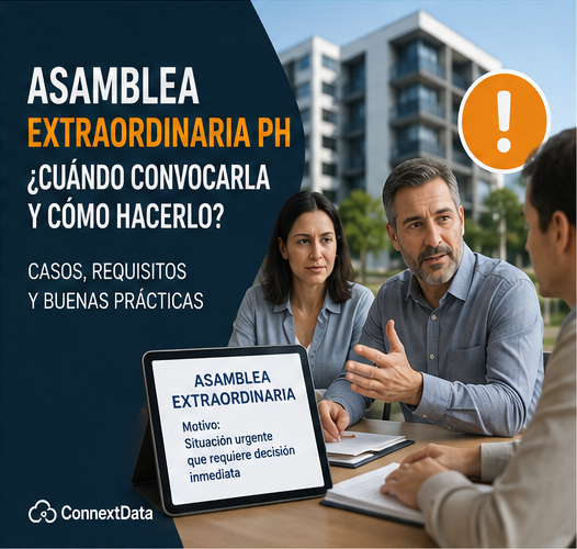 Asamblea extraordinaria en PH: cuándo convocarla y qué sí se puede decidir
