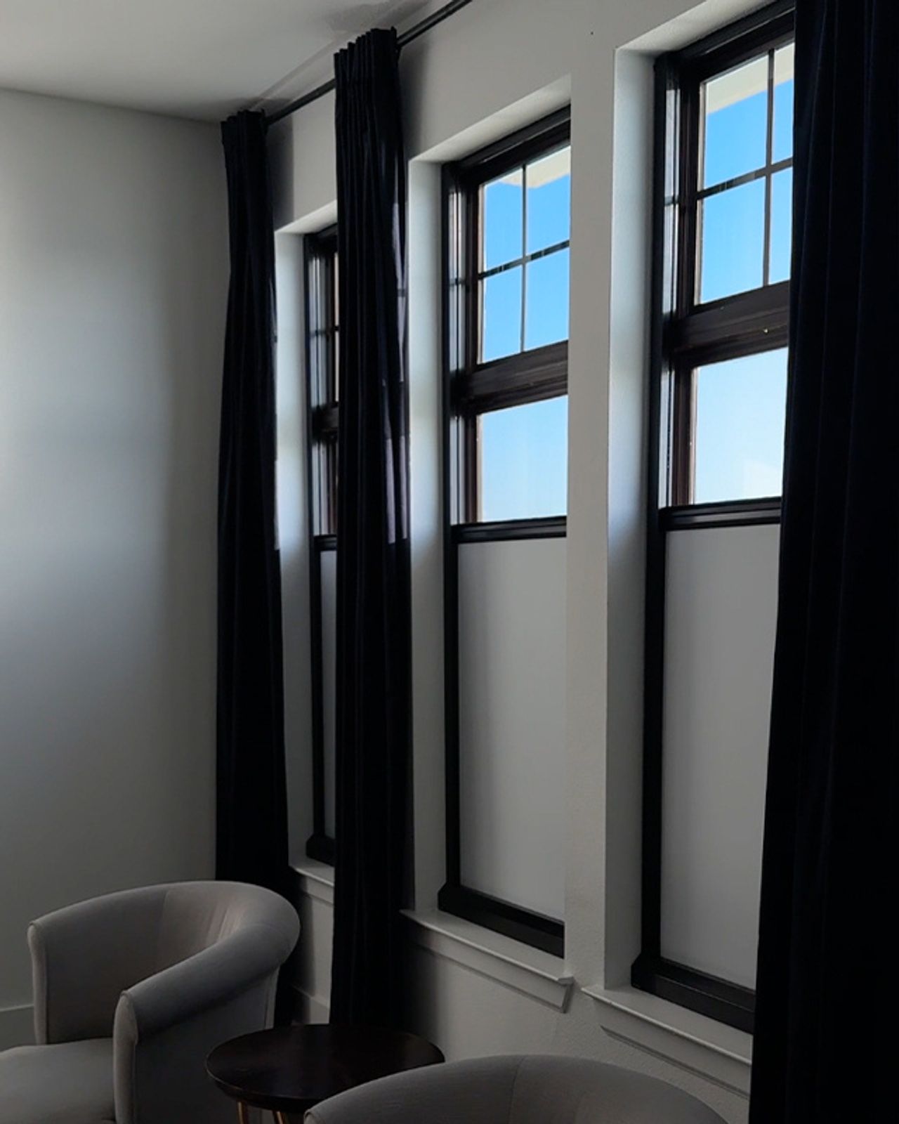 Modern bottom up blackout shades 