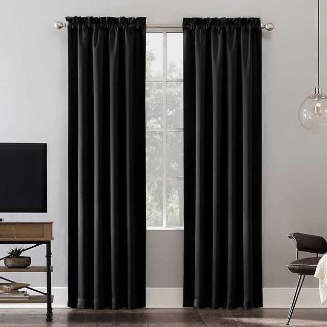 Sun Zero Oslo Theater-Grade Blackout Curtain