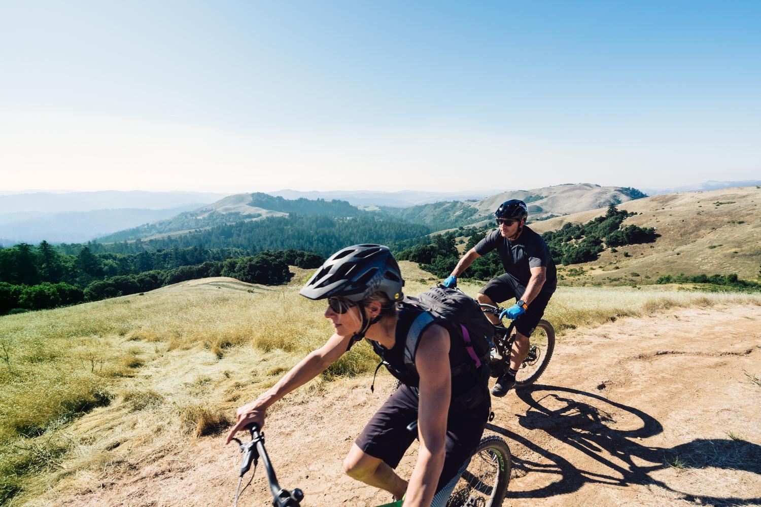 Mountain Biking at Canyon Ranch Woodside.
