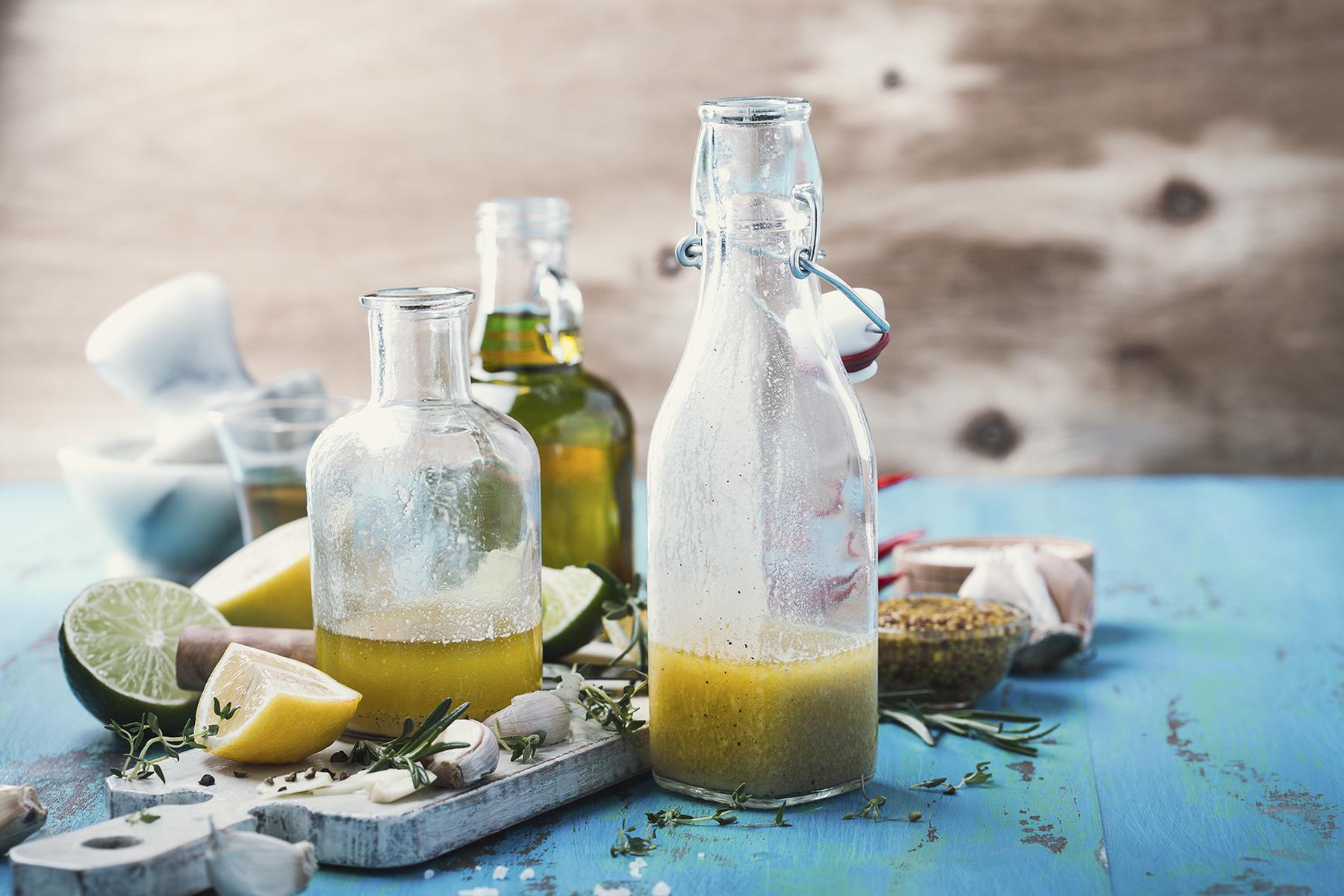 Agua Chile Marinade in a glass serving dish.