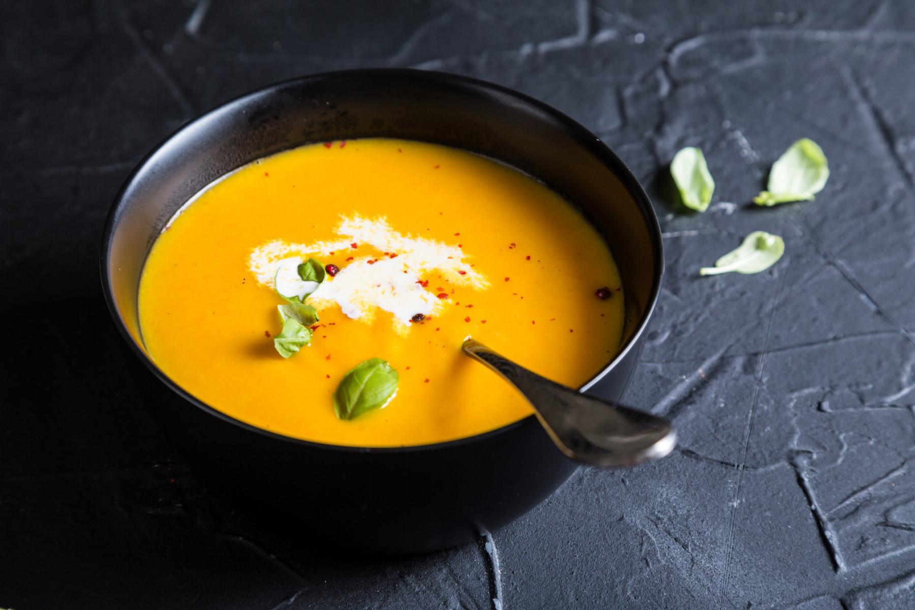 bowl of butternut squash soup