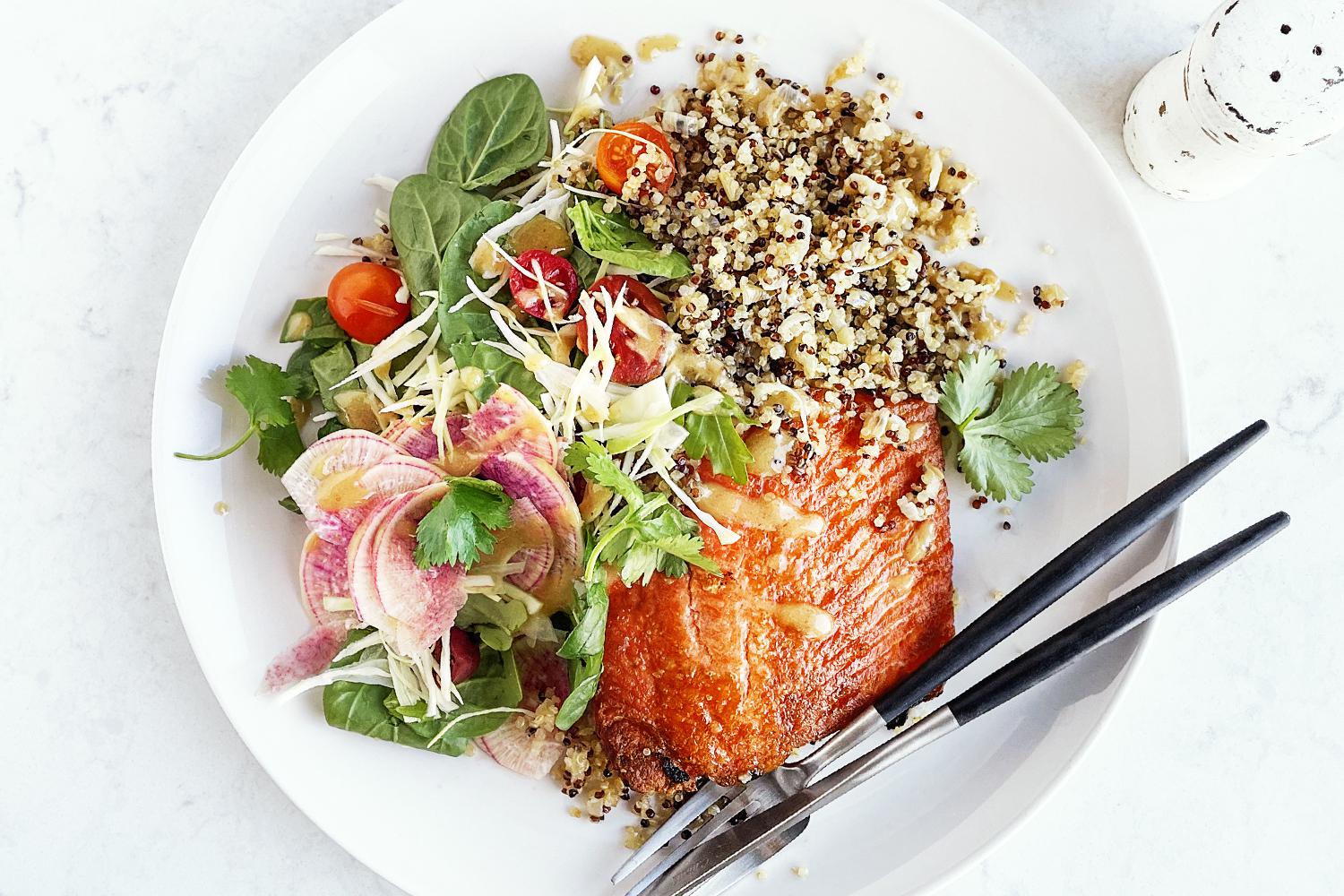 a bowl of healthy food