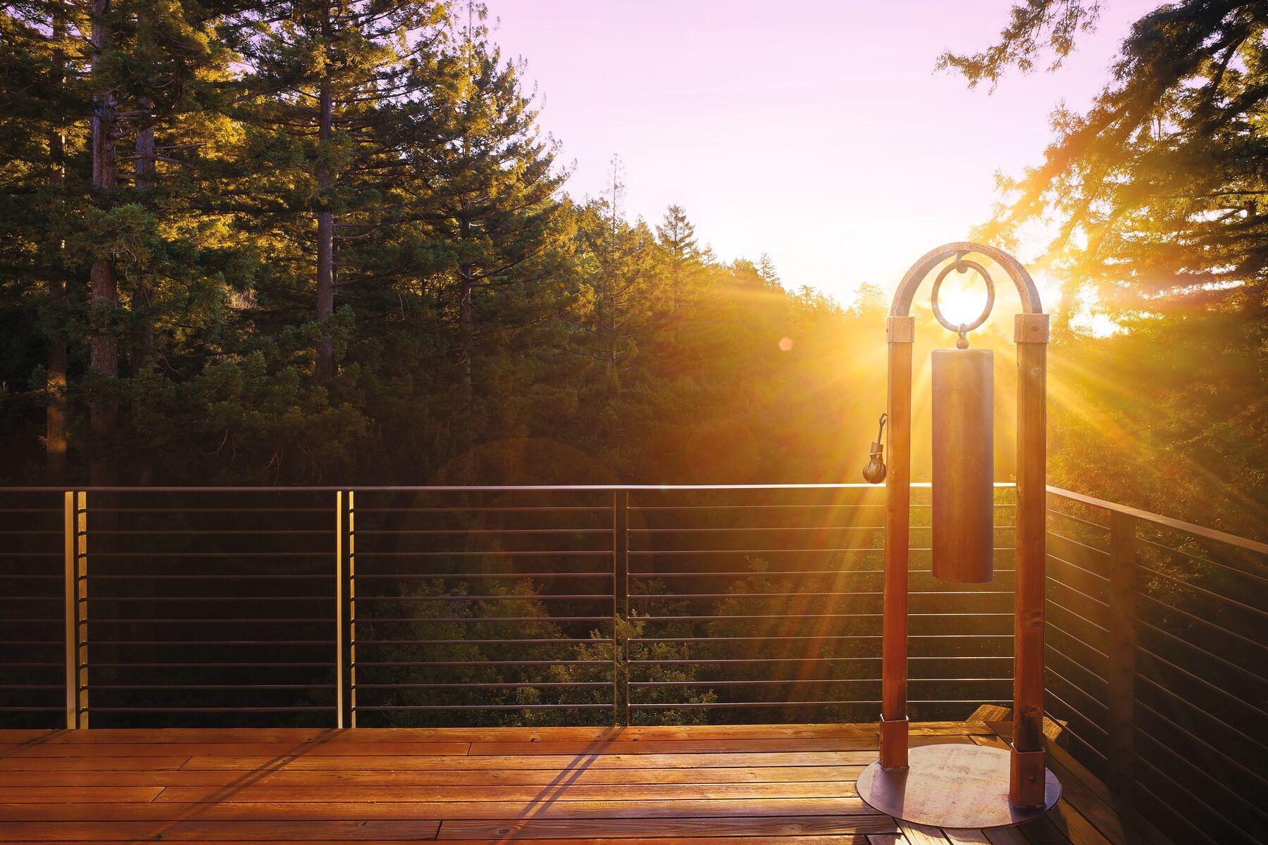 redwood deck at Canyon Ranch Woodside
