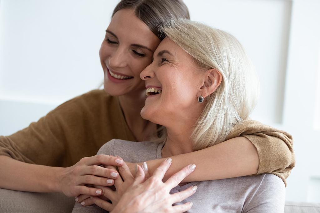 A woman and her mother
