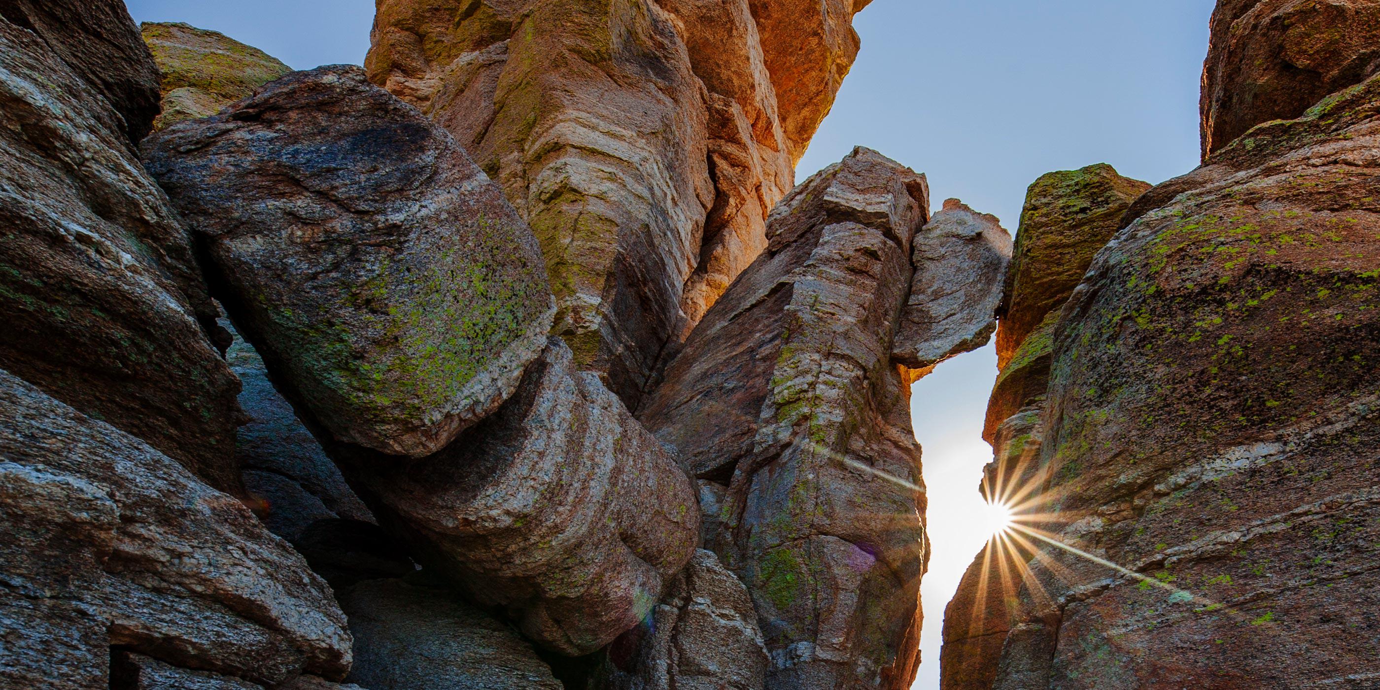Morning sunrise on Mt. Lemmon. Tucson, Arizona.