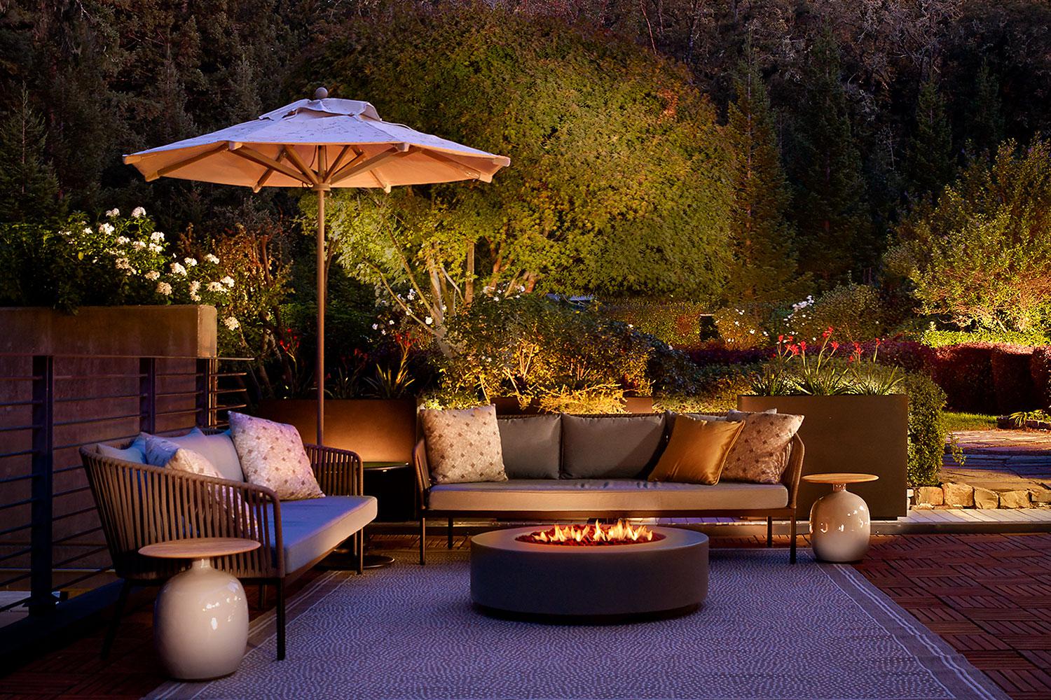 Hideaway lounge at Canyon Ranch Woodside.