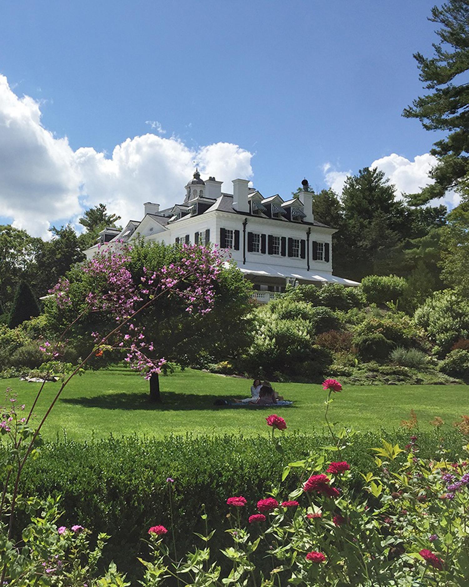 Outdoor garden at the Mount.