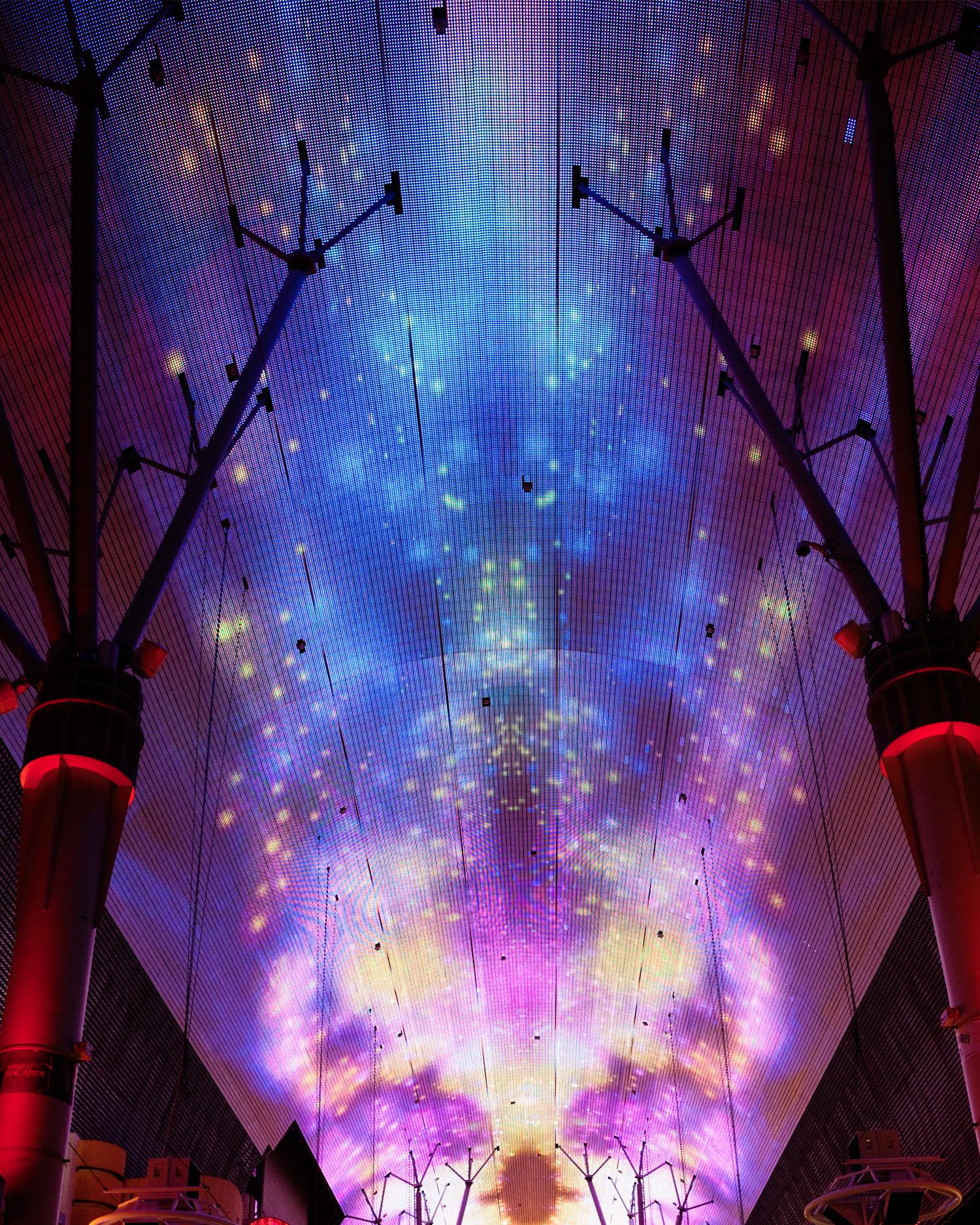 Light show in Las Vegas.