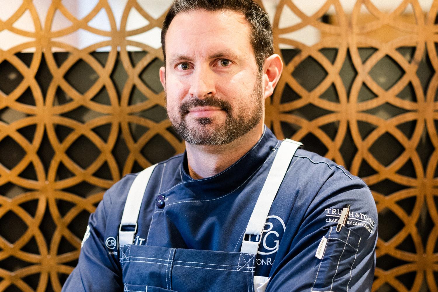 A headshot of Chef Pete Ghione