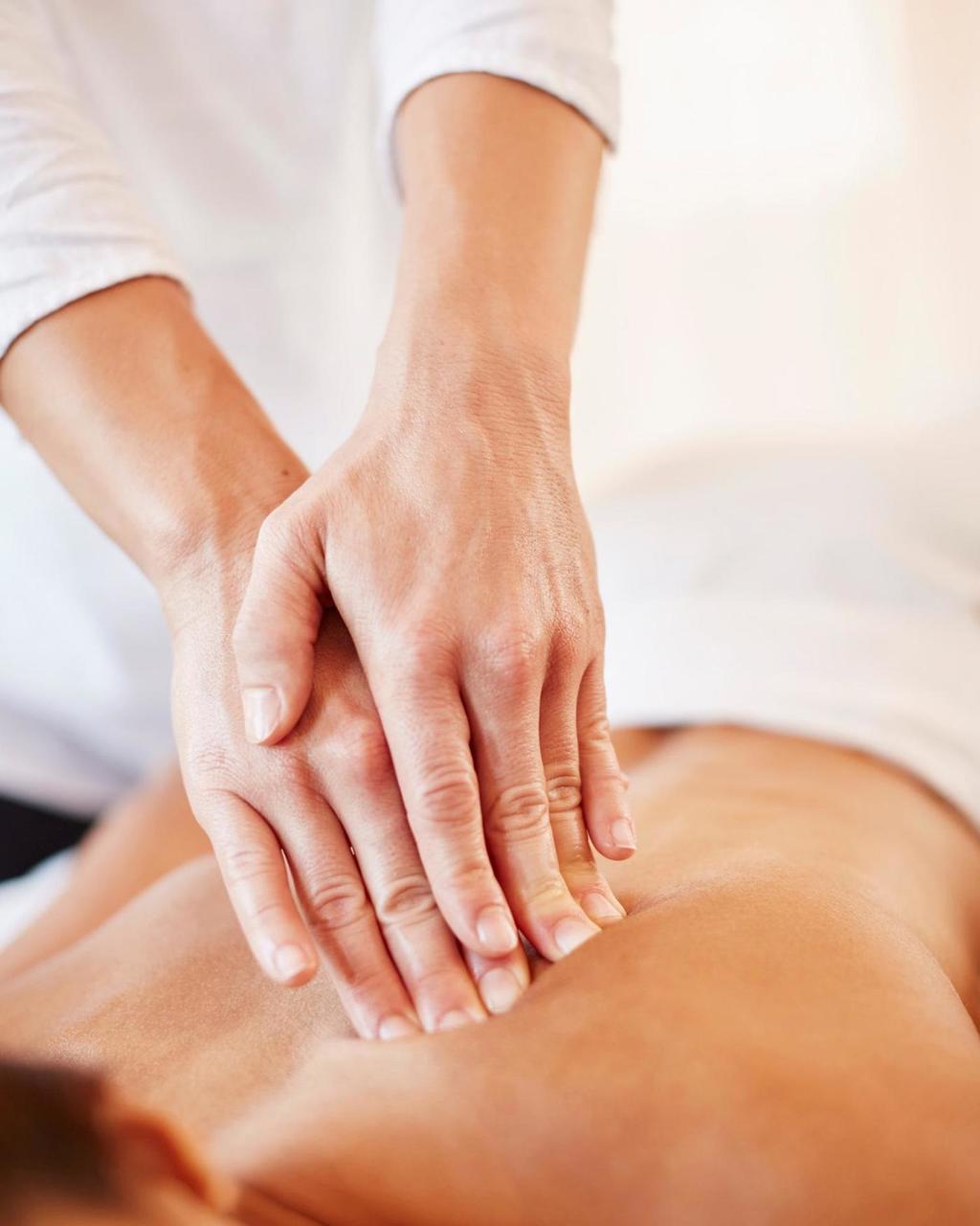 Person getting spa service