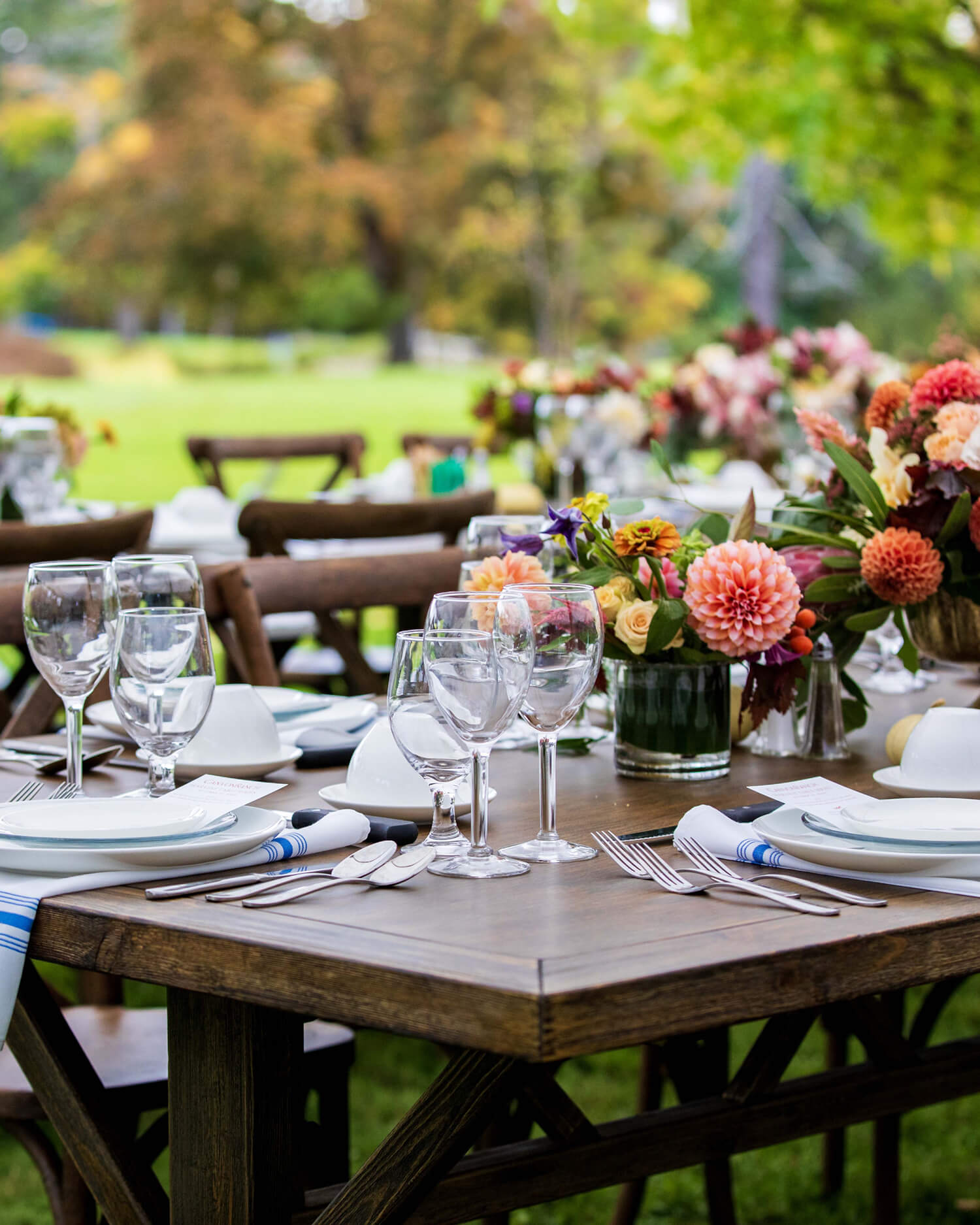 Al Fresco table at Canyon Ranch lenox