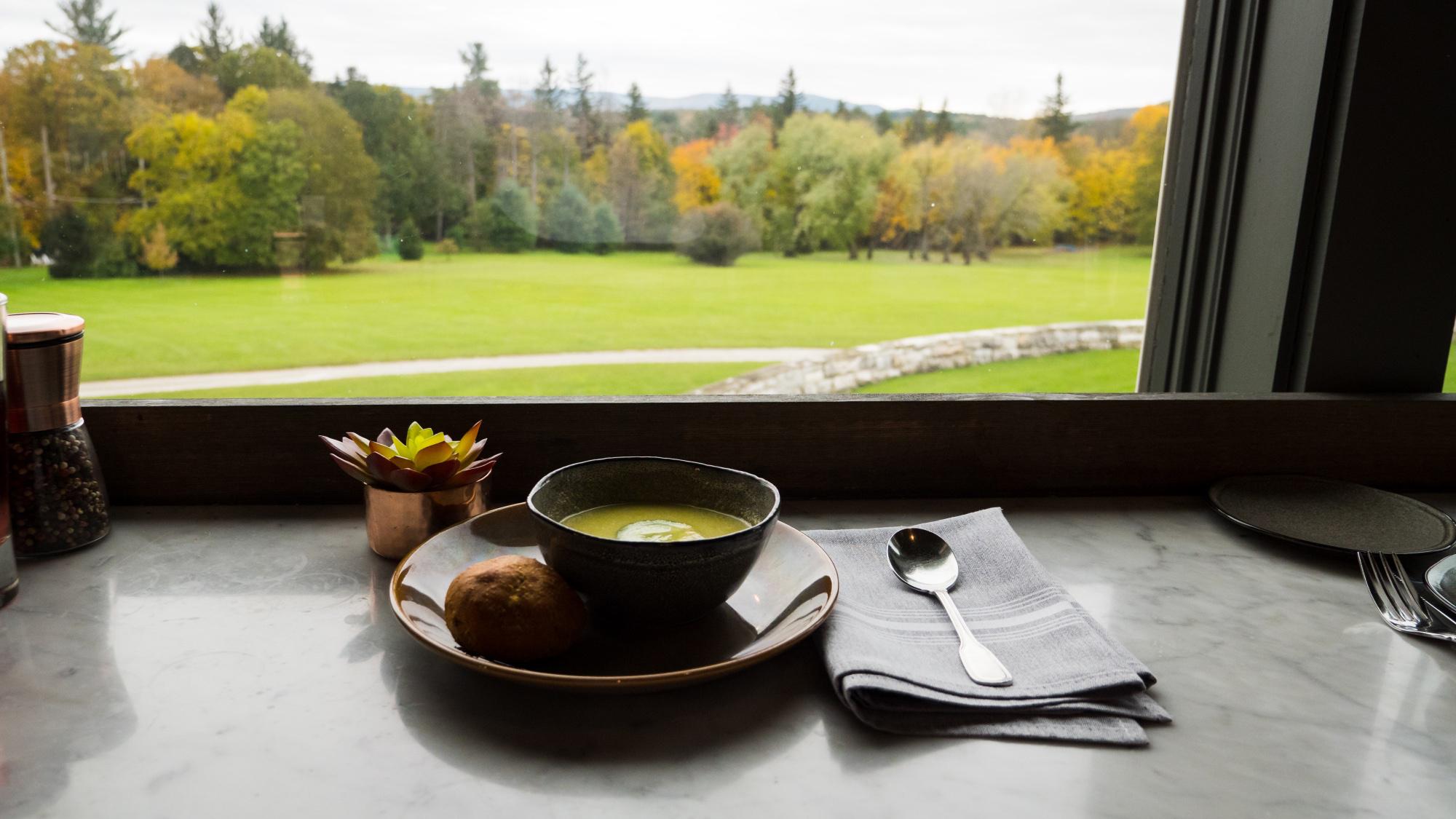 Photo of Delicious lunch served with a view of the Great Lawn