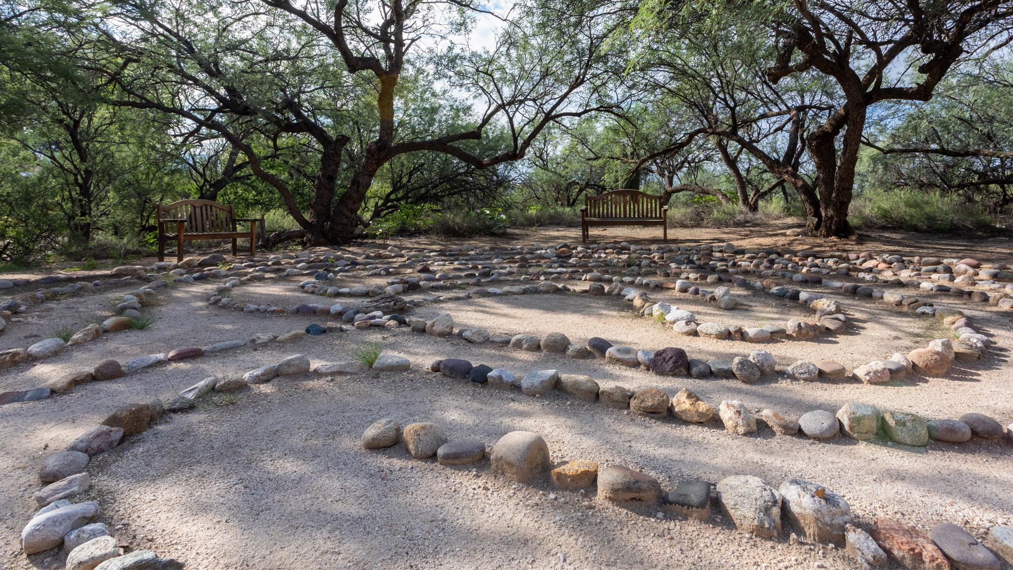 The labyrinth at Canyon Ranch Tucson.