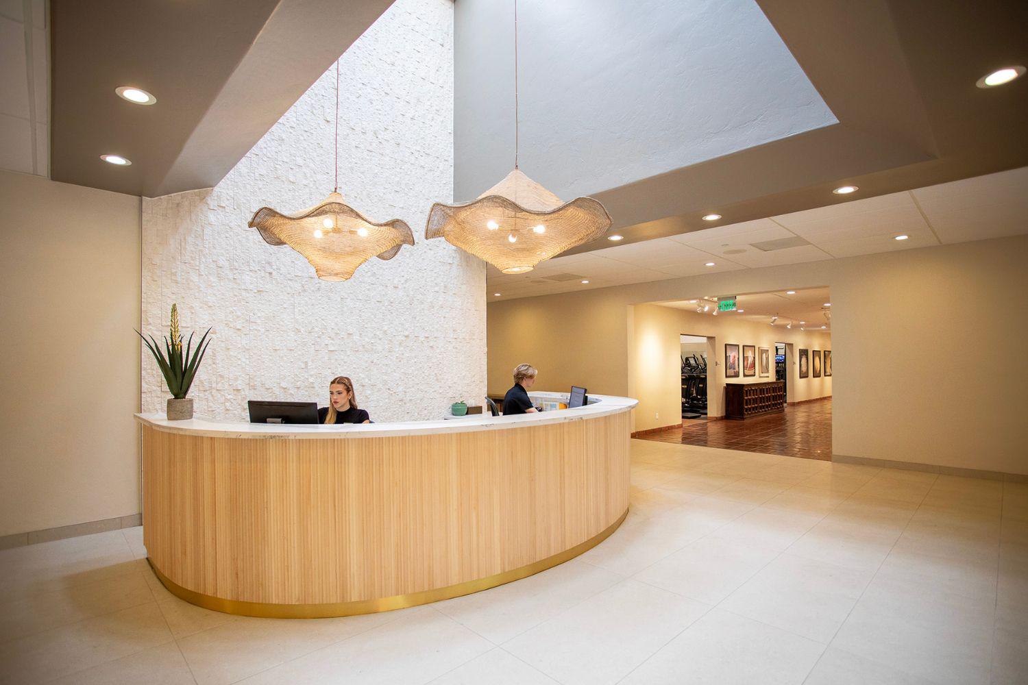 the new tucson spa lobby