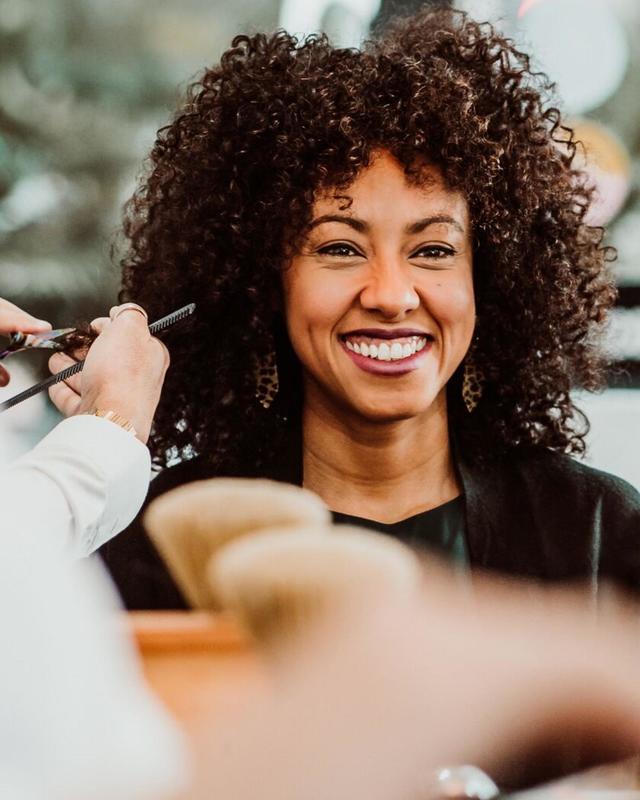 Woman getting her hair colored at Canyon Ranch Fort Worth Spa & Salon