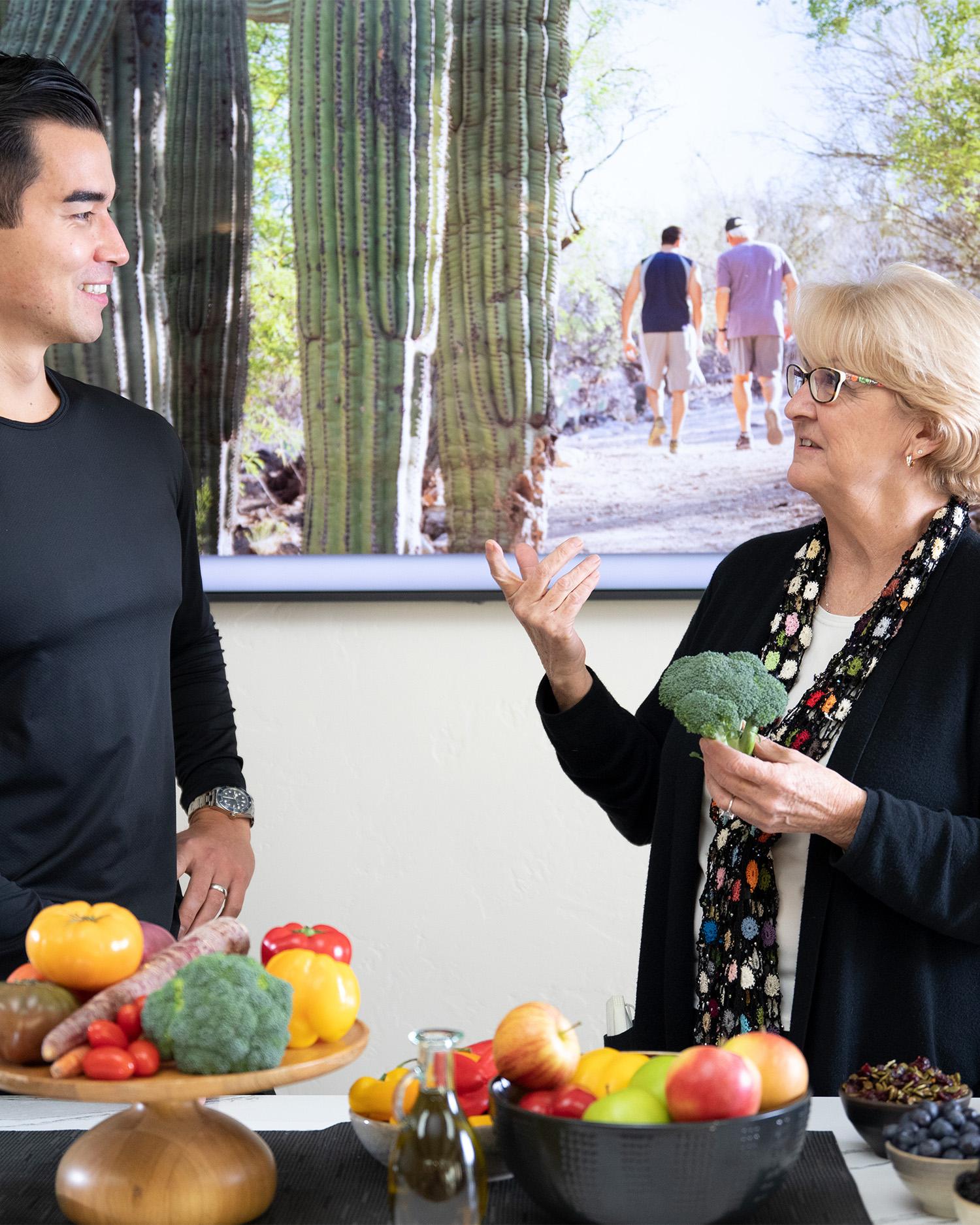 Nutrition consultation at Canyon Ranch.