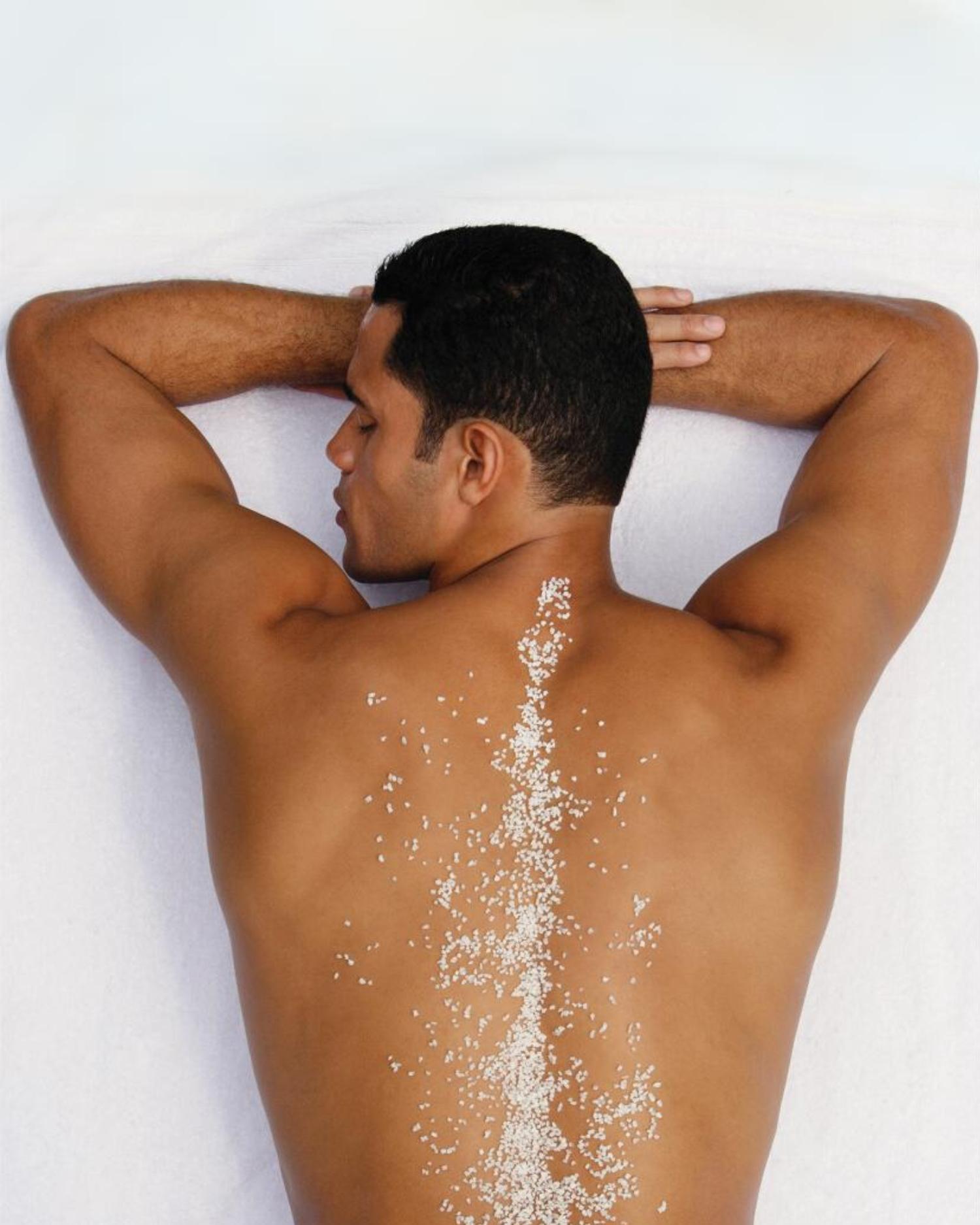 Close-up image of massage treatment.