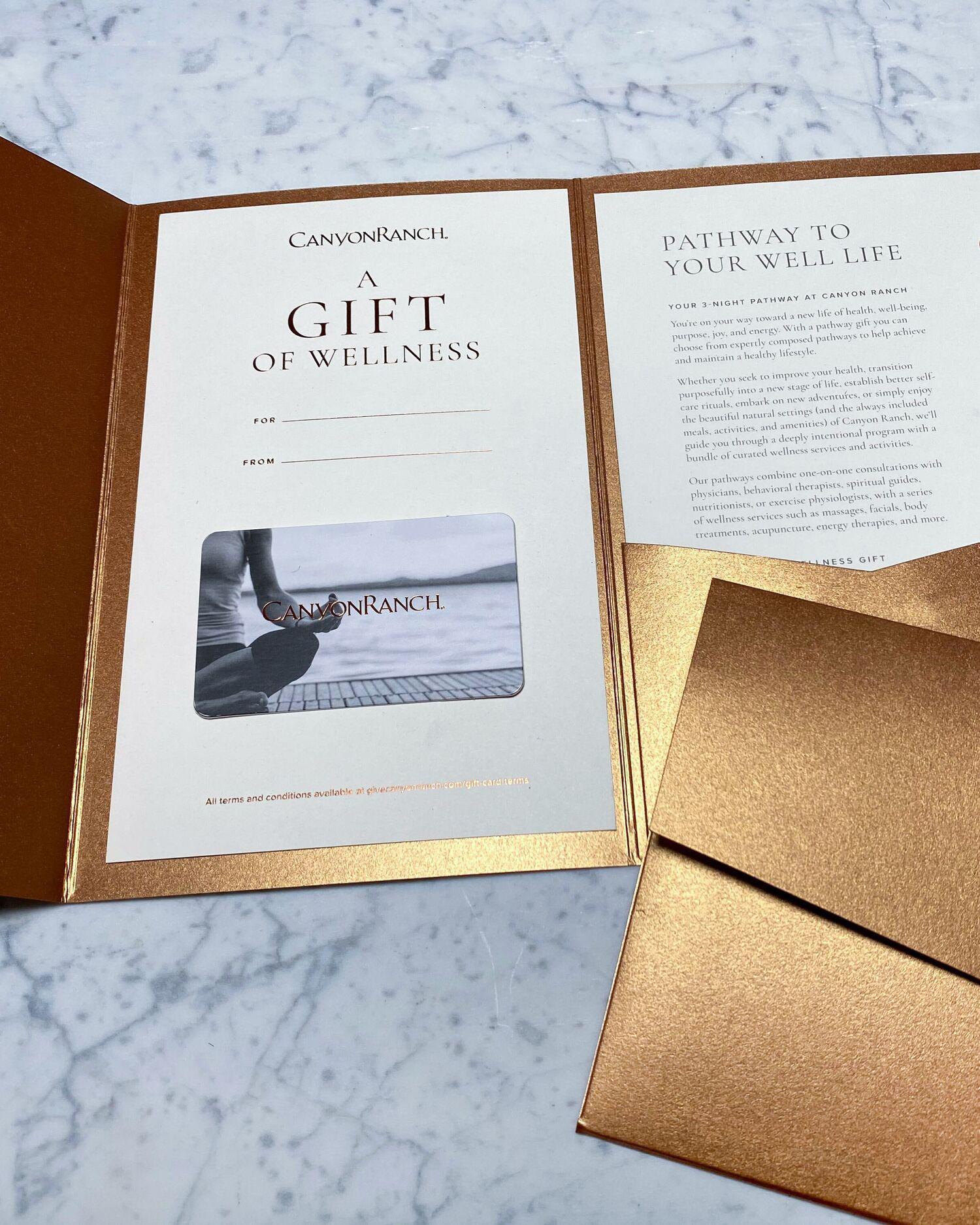 Canyon Ranch gift card