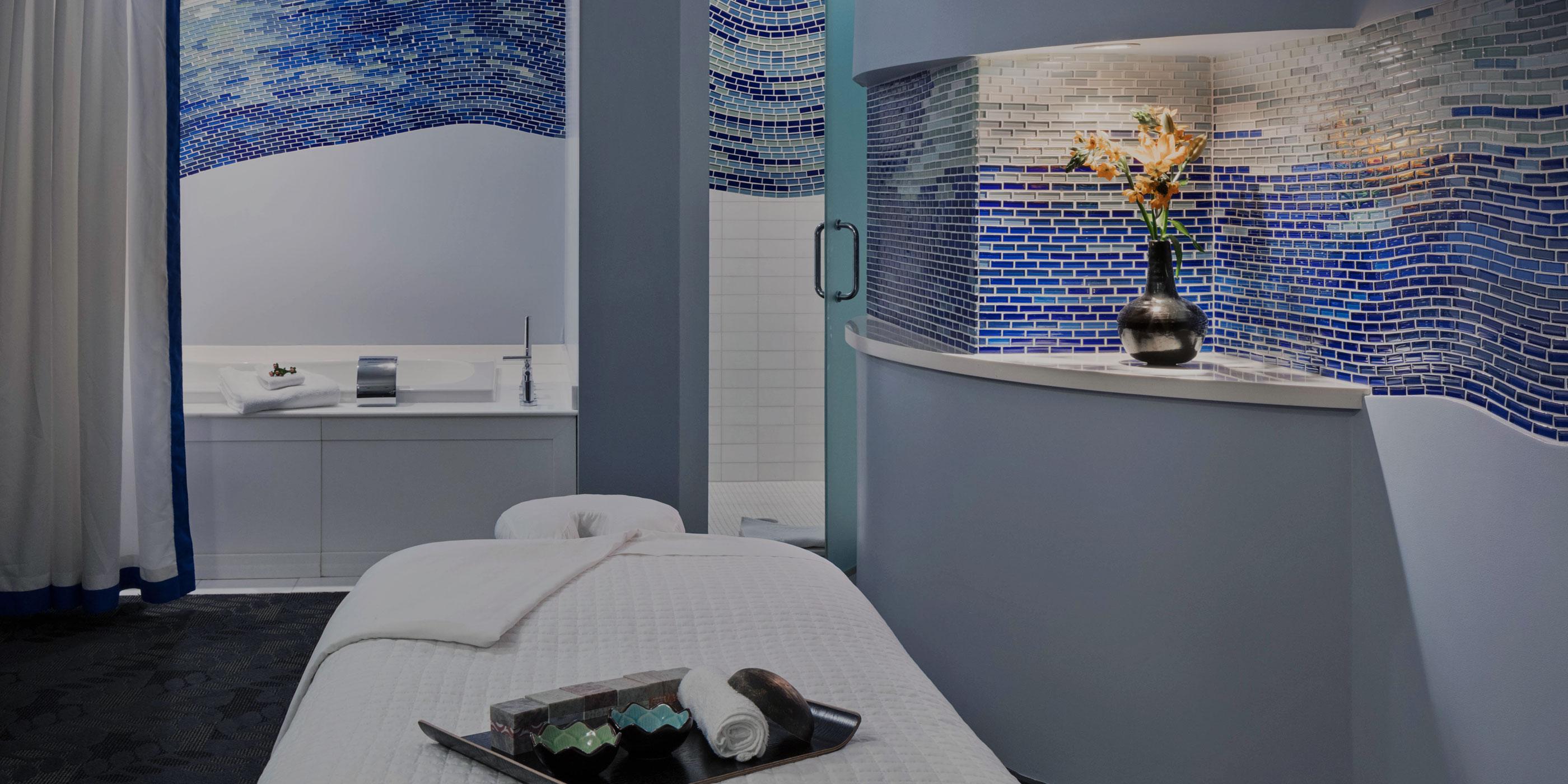 A spa treatment room at Canyon Ranch Lenox.