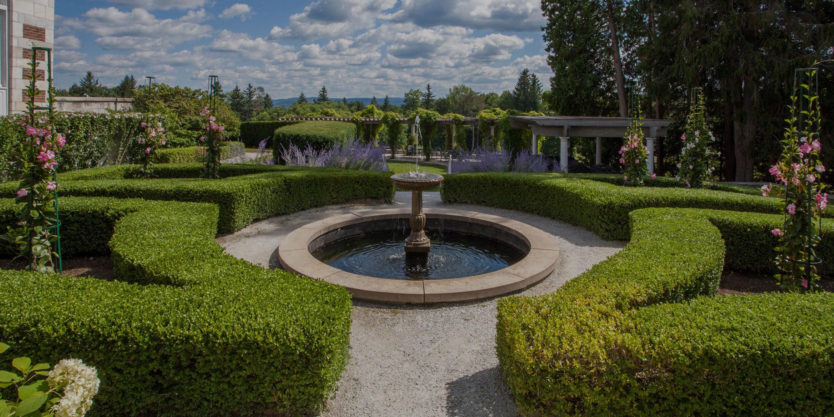 Image featuring a garden path at Canyon Ranch Lenox.
