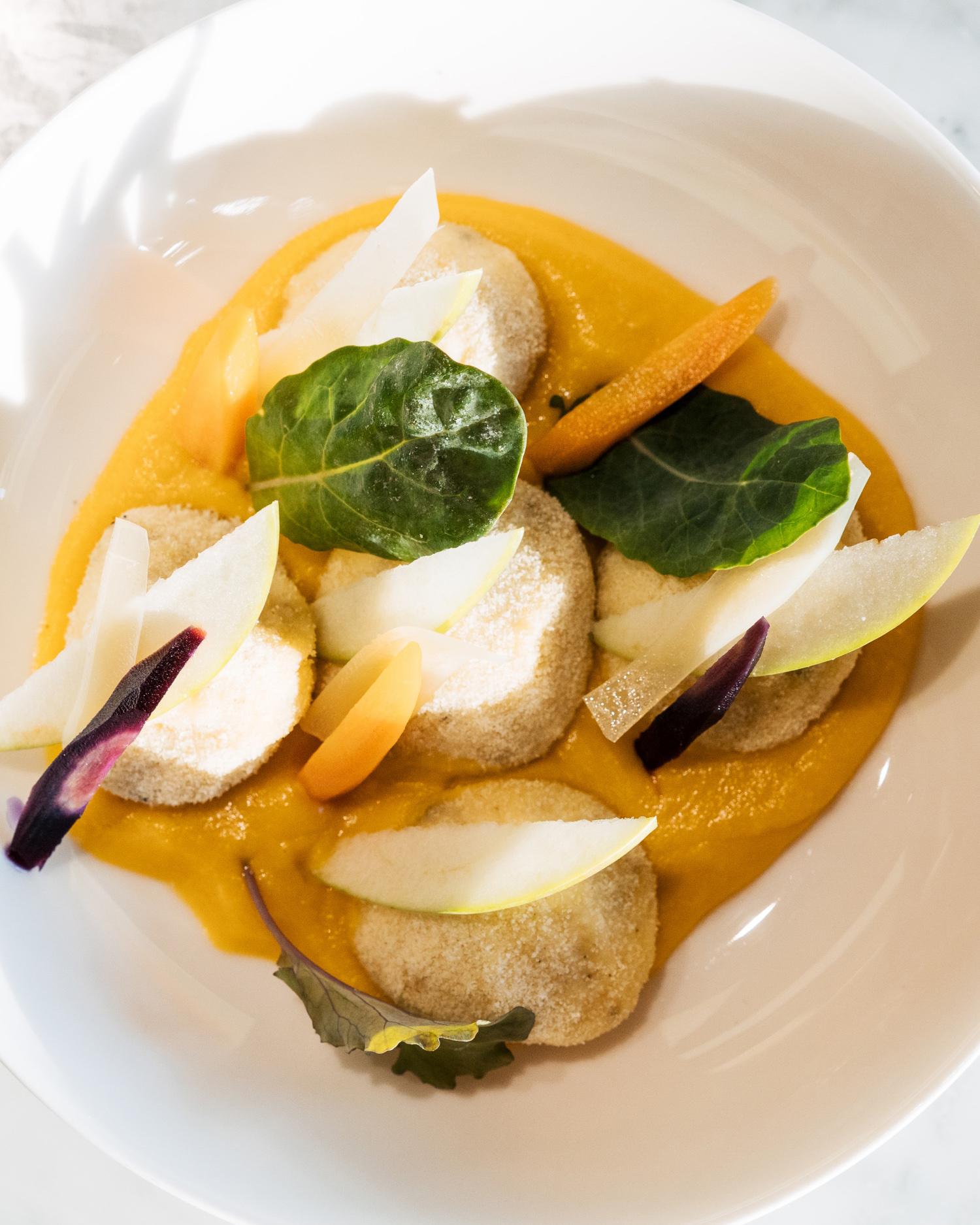 Close-up. overhead image of a healthy meal.