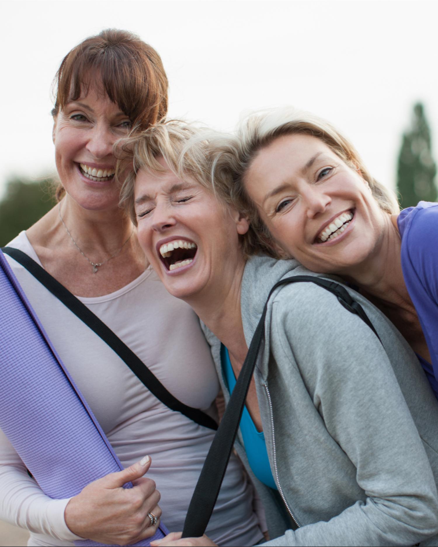 Women Laughing on a girls trip