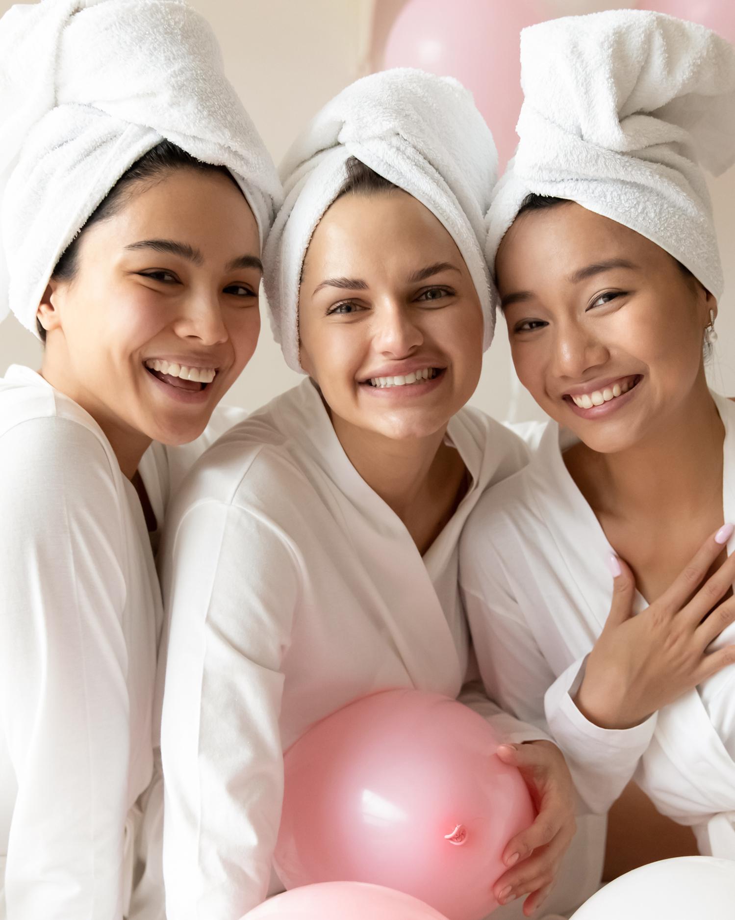 Older women celebrating a birthday at Canyon Ranch Lenox Spa Resort