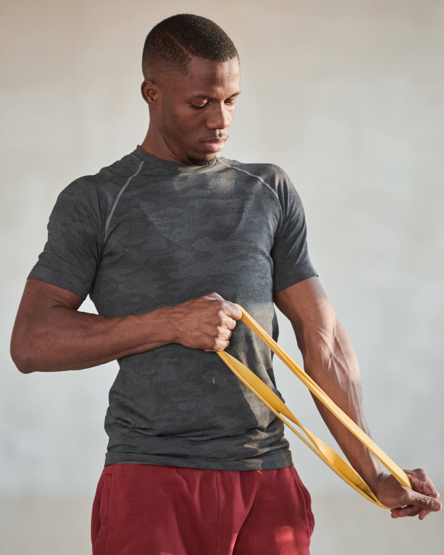 A man working out