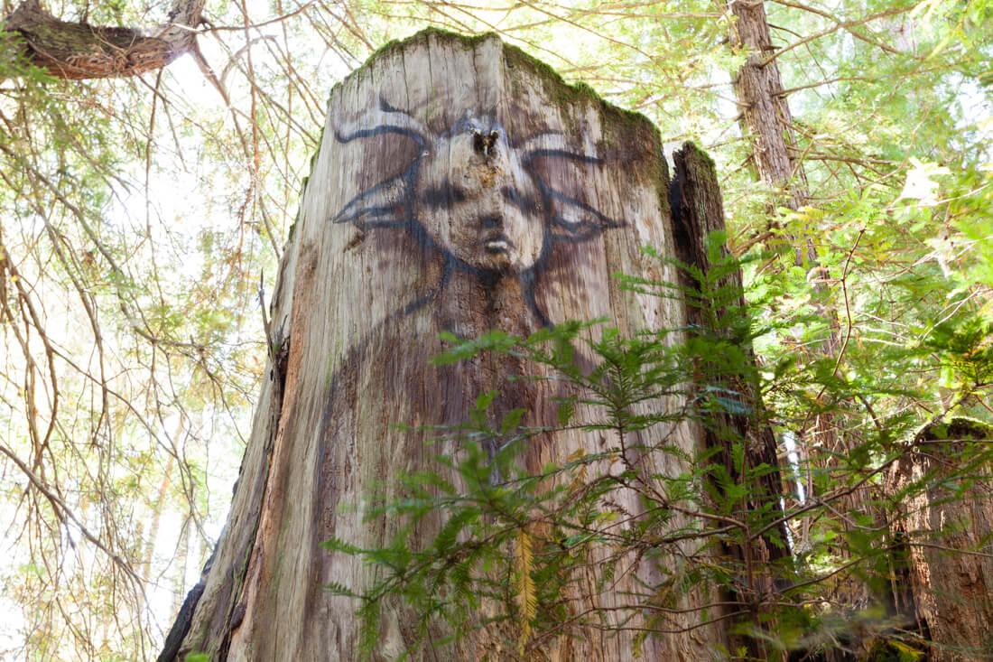 The Faeries sculpture on the Djerassi Hike