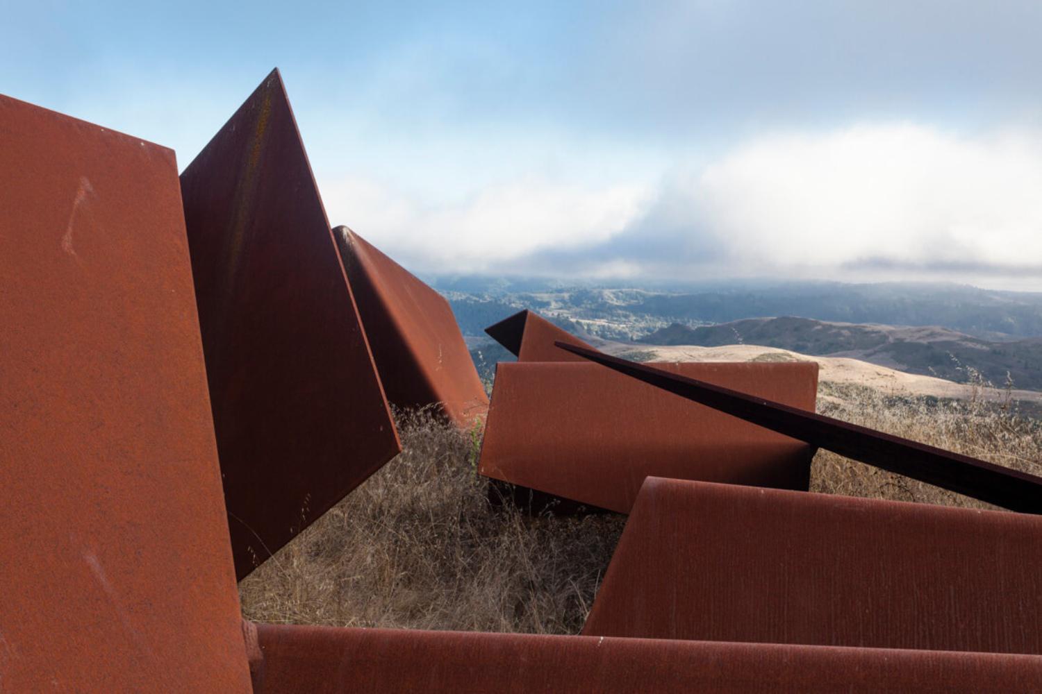 Sculpture "aurora" by Del Geist at the Djerassi Artists Program from Canyon Ranch Woodside Fitness + Spa Hiking Retreat