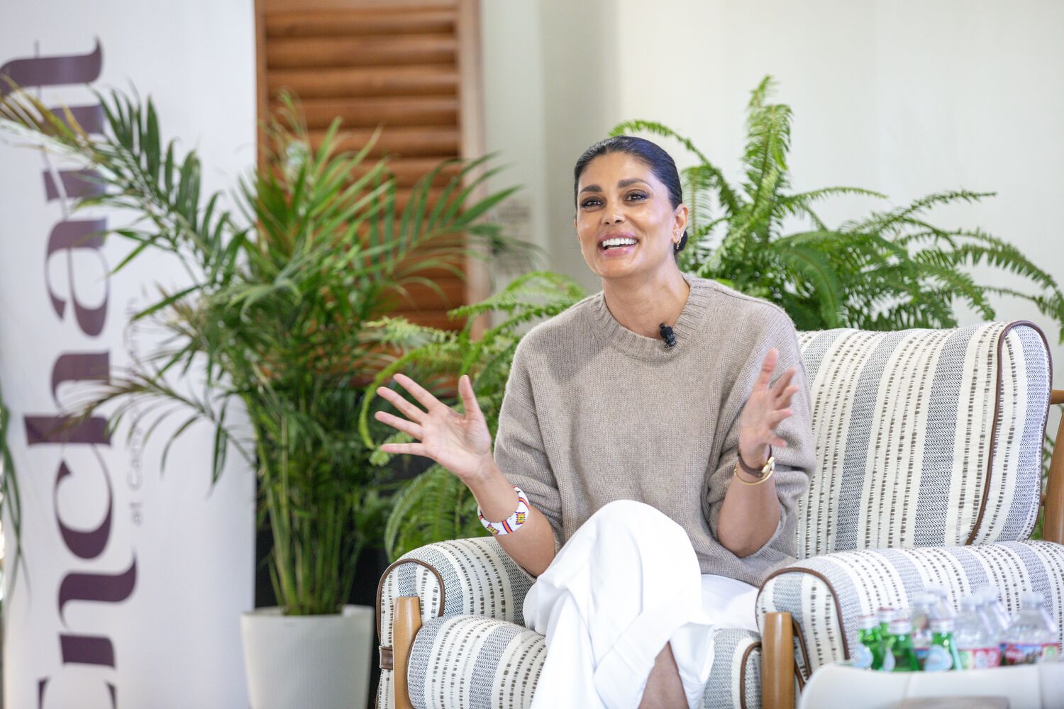 Rachel Roy speaking at Enchant