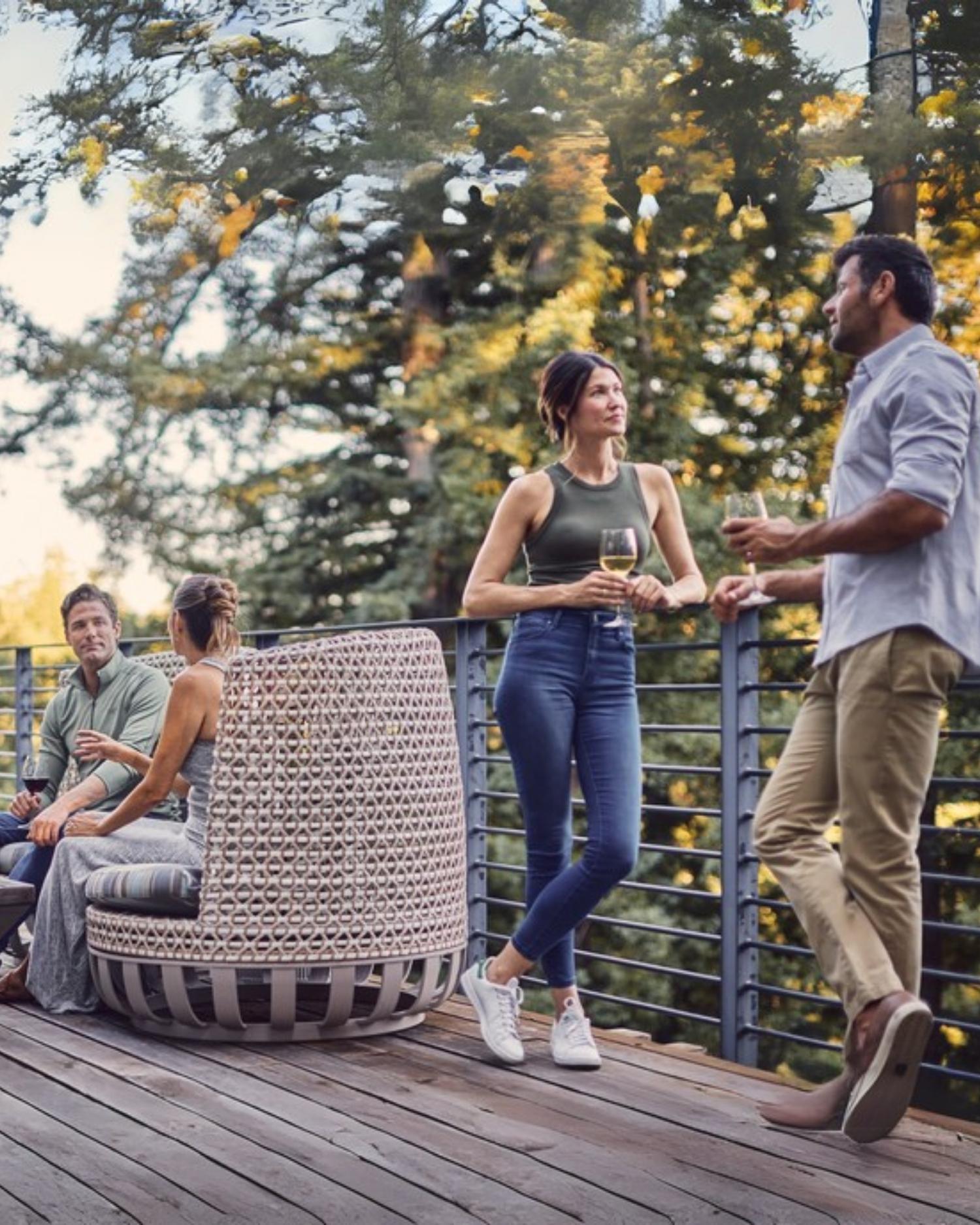 People Drinking Wine at the Heart & Hideaway 