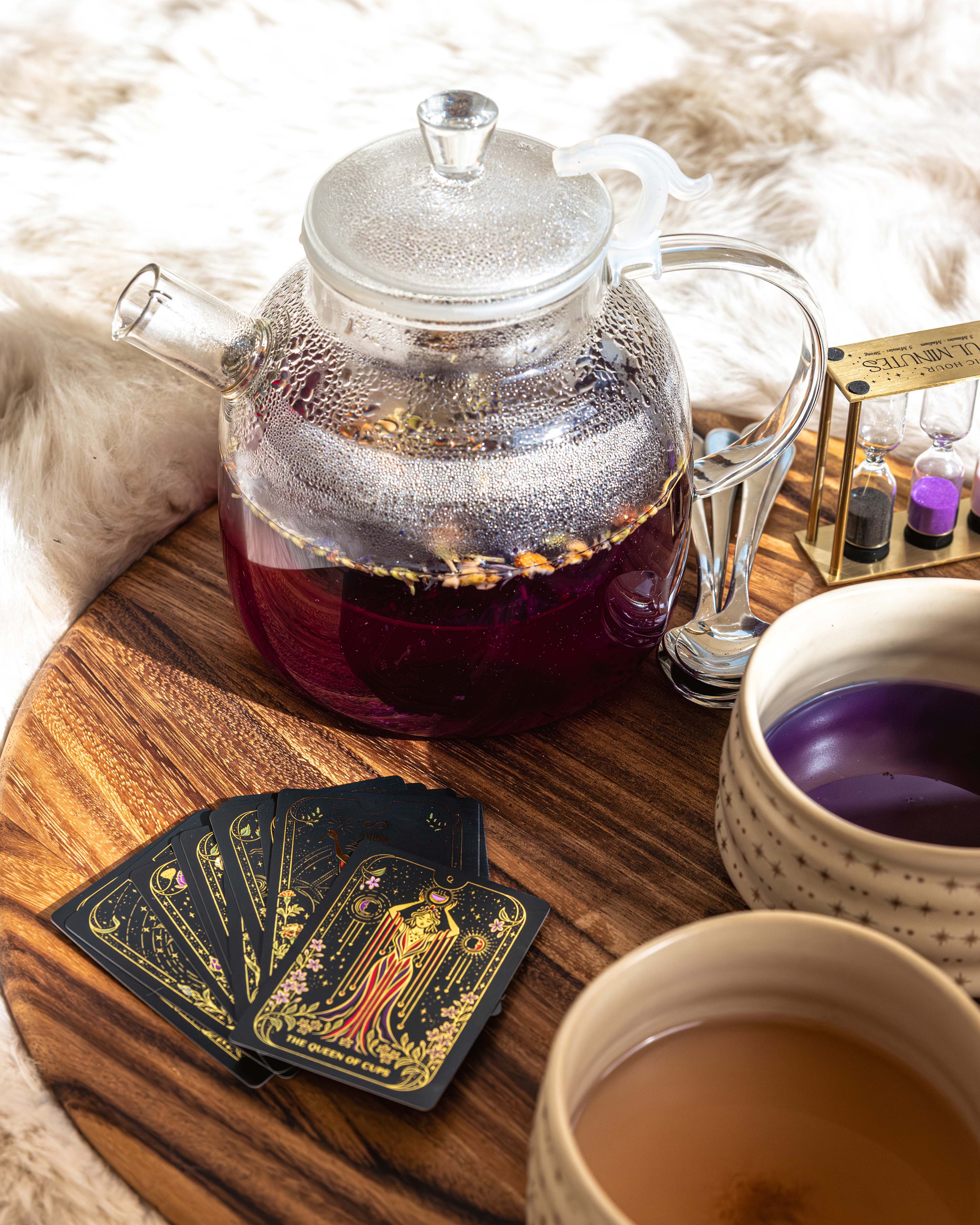 Tarot Reading Cards on Table 