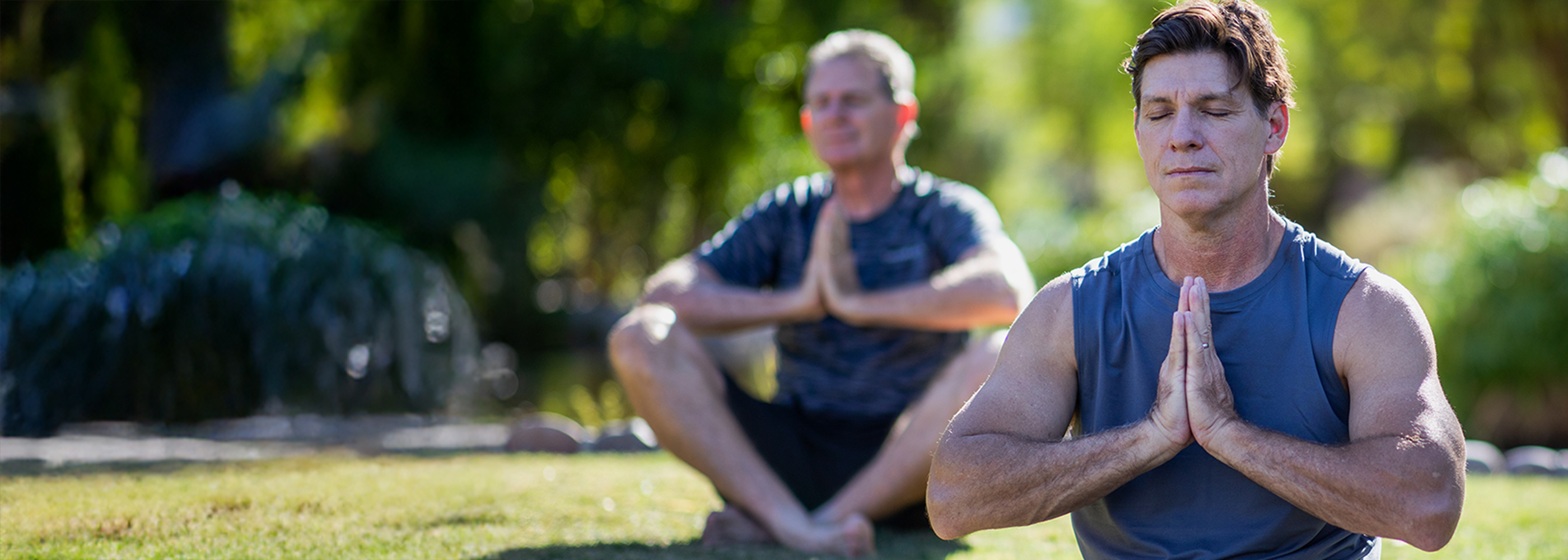 Two Men Meditating