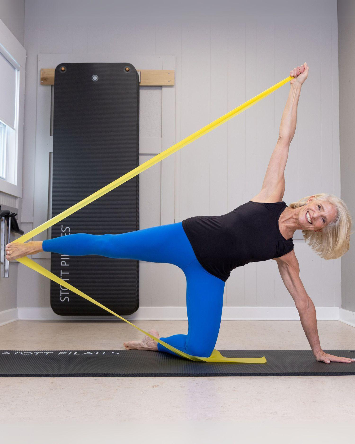PJ O’Clair doing TRX Pilates 