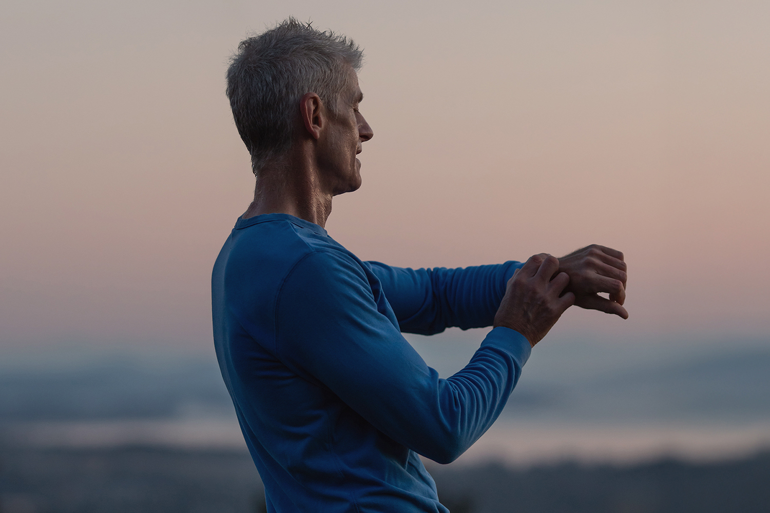 A man outdoors