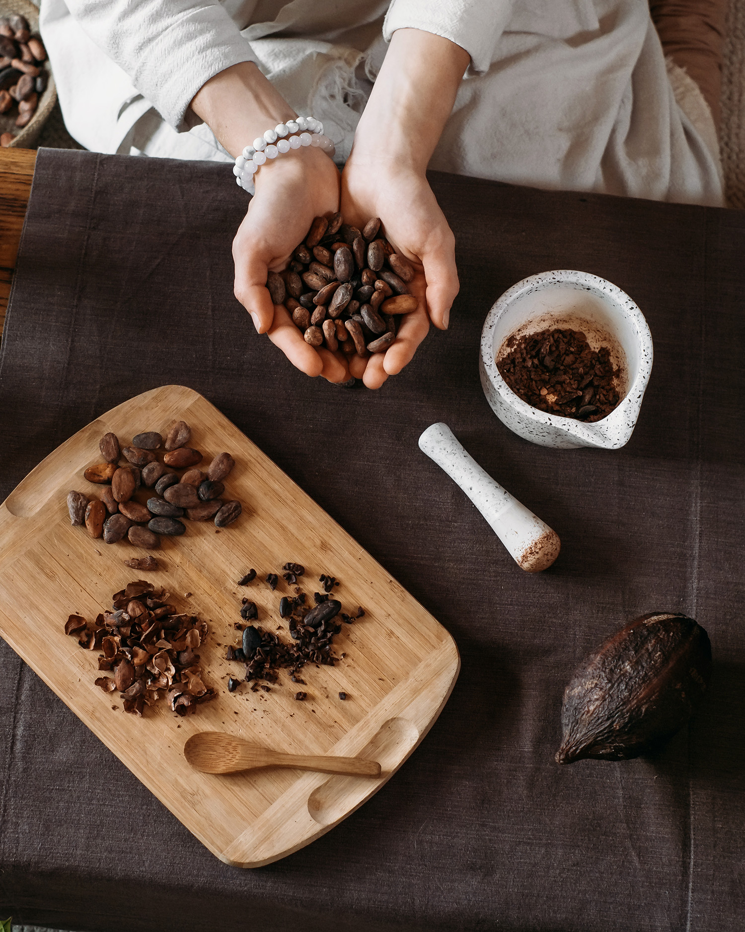 a display of cacao 