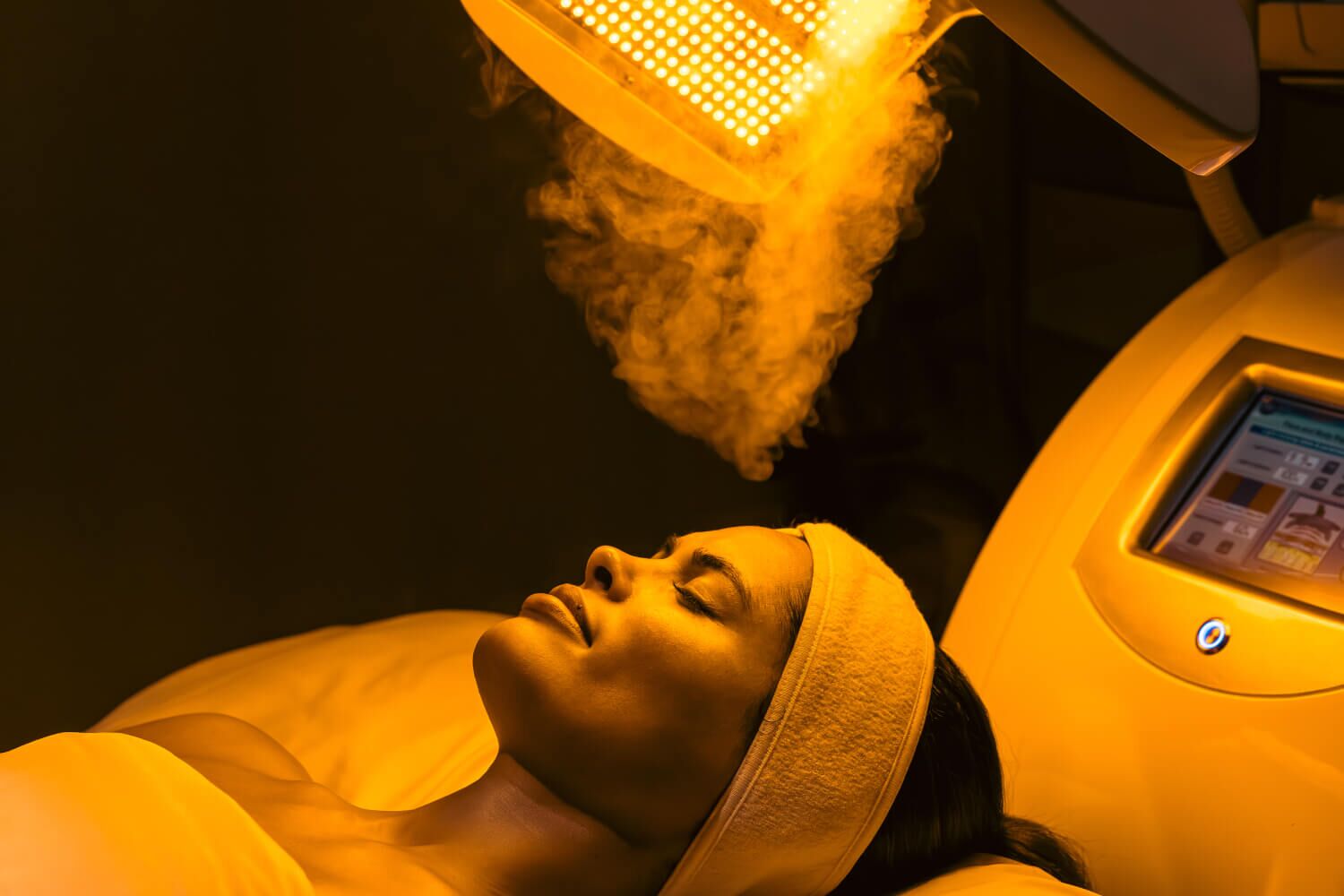 A woman getting an Ionix Facial