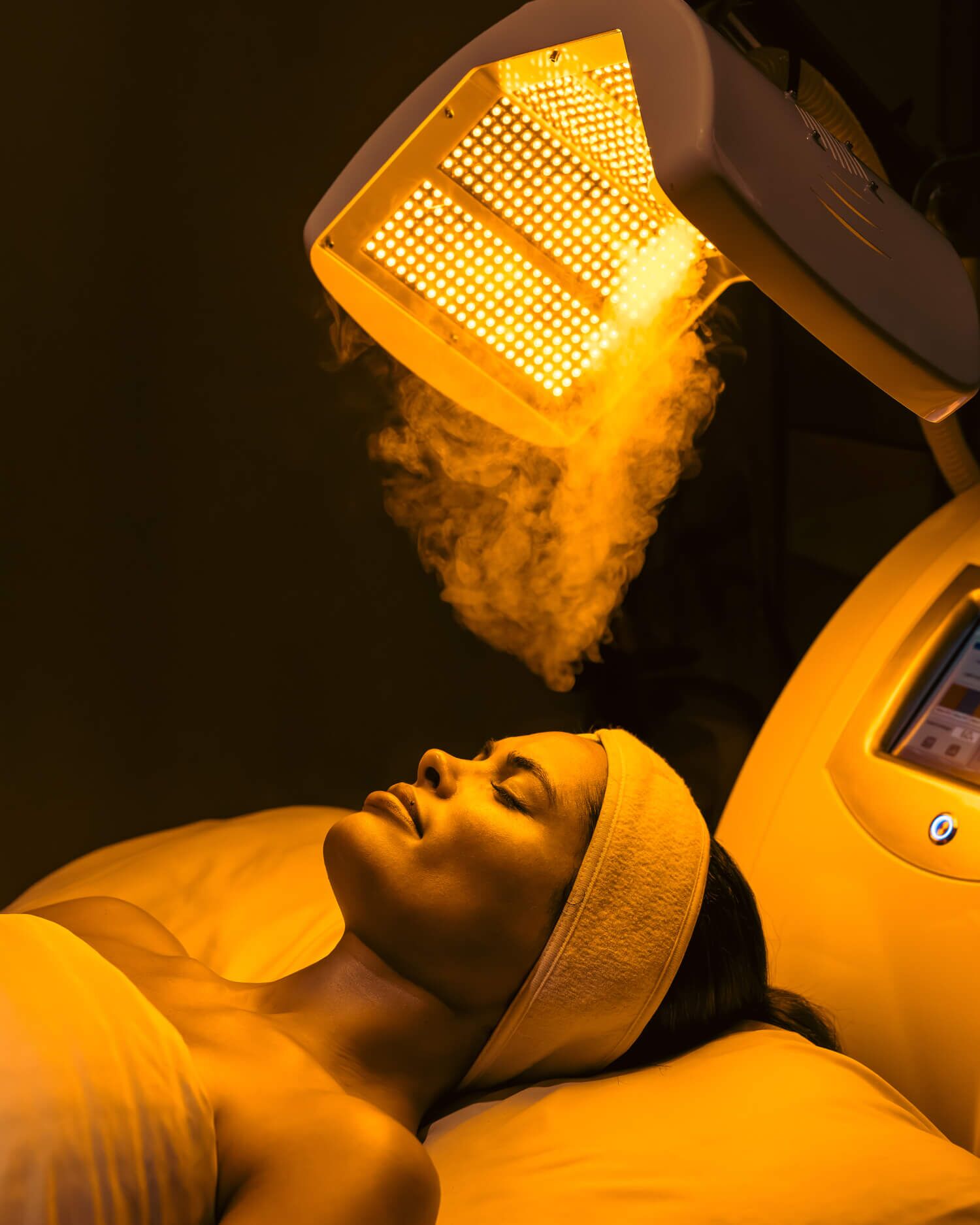 A woman getting an Ionix Facial