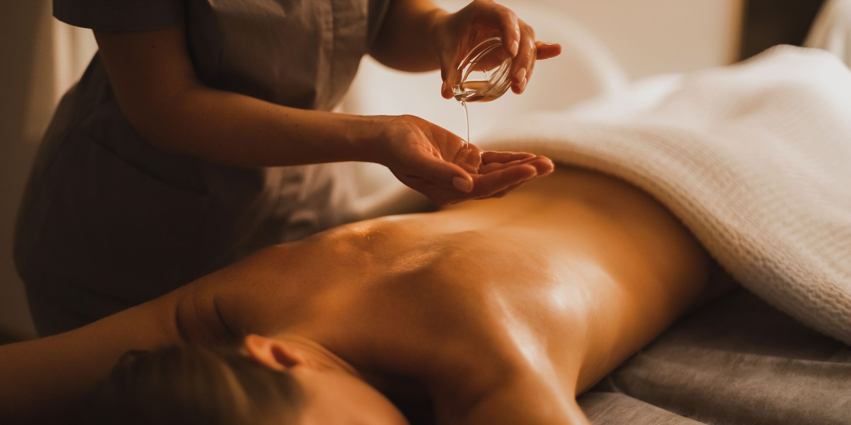 Woman getting a massage