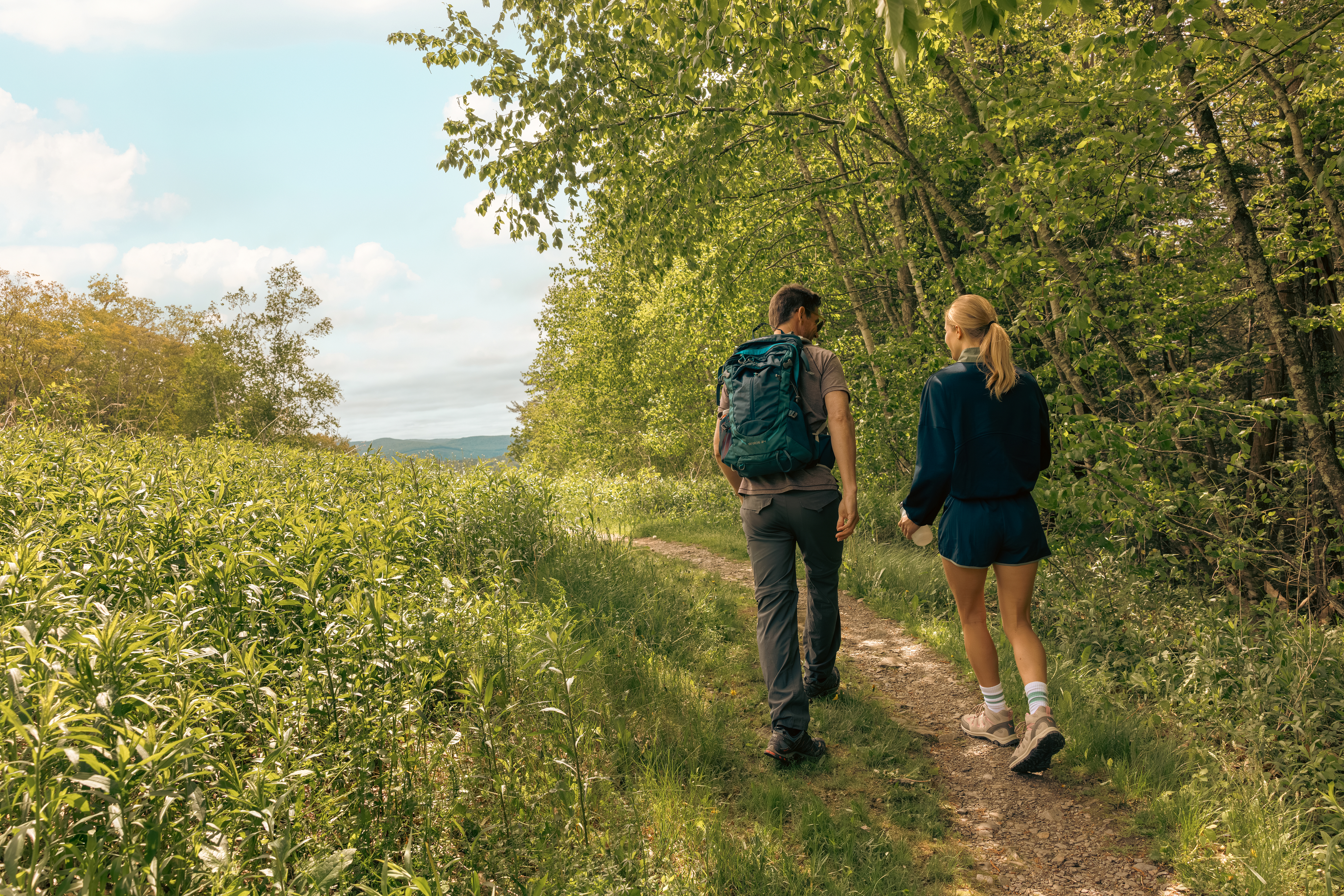 People Hiking in the Berkshires