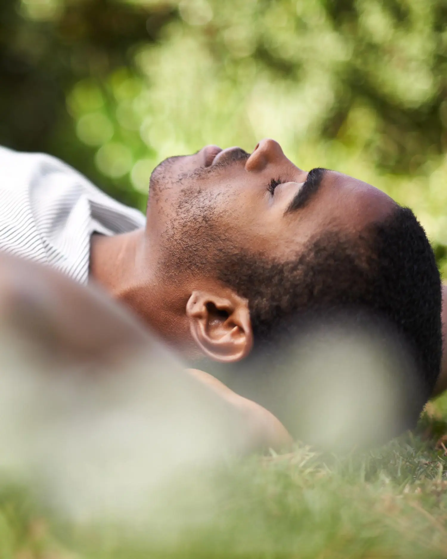 Man During Chakra Balancing Yoga & Sound Healing