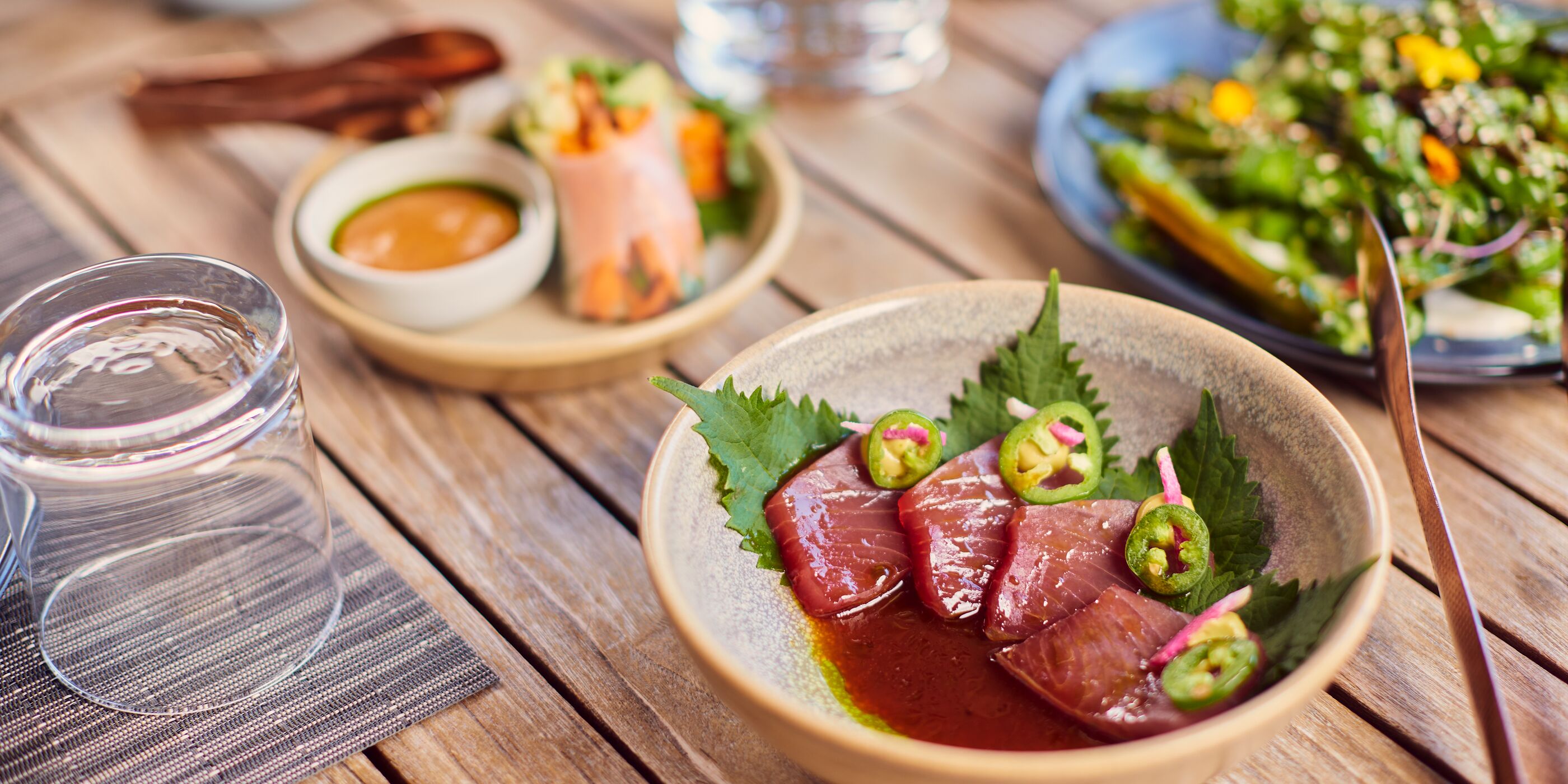 Tuna Sashimi Woodside Plate